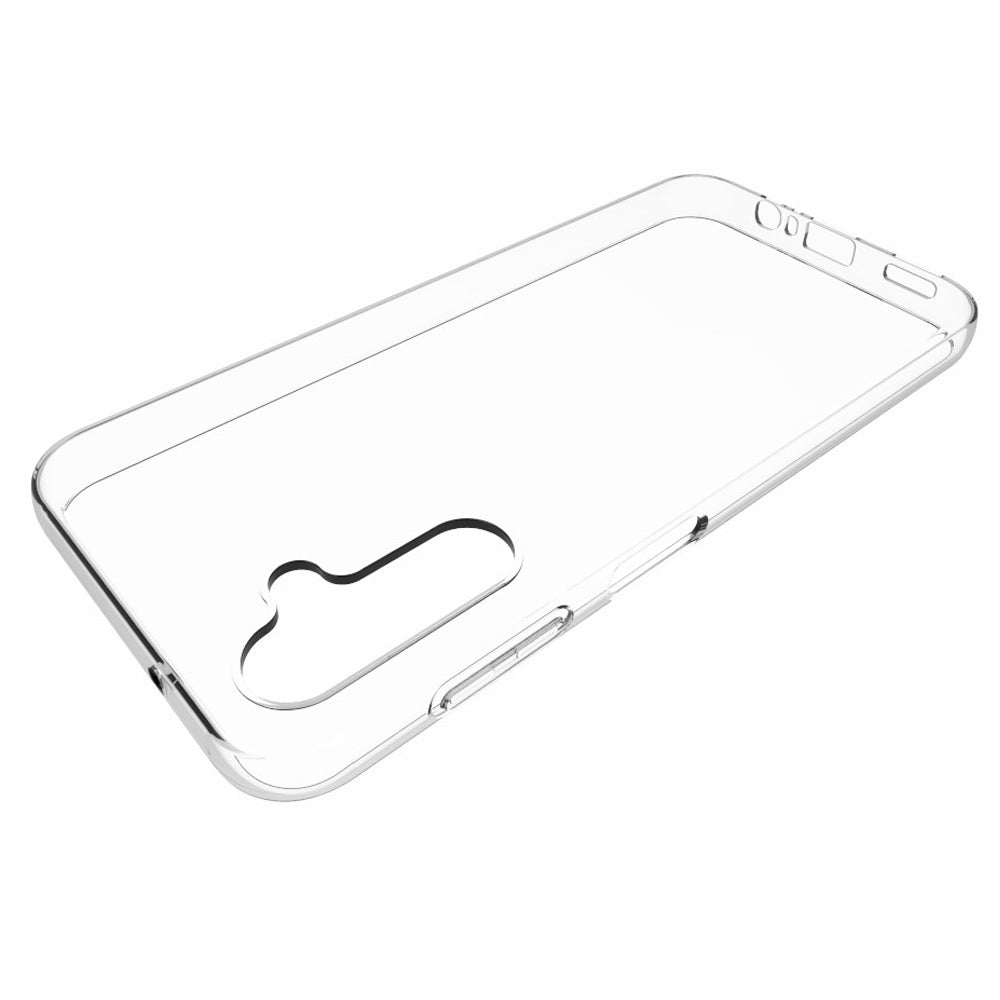 Pro Samsung Galaxy A14 4G HD průhledné vnitřní pouzdro na telefon s texturou bez vodoznaku proti prachu TPU kryt na mobil