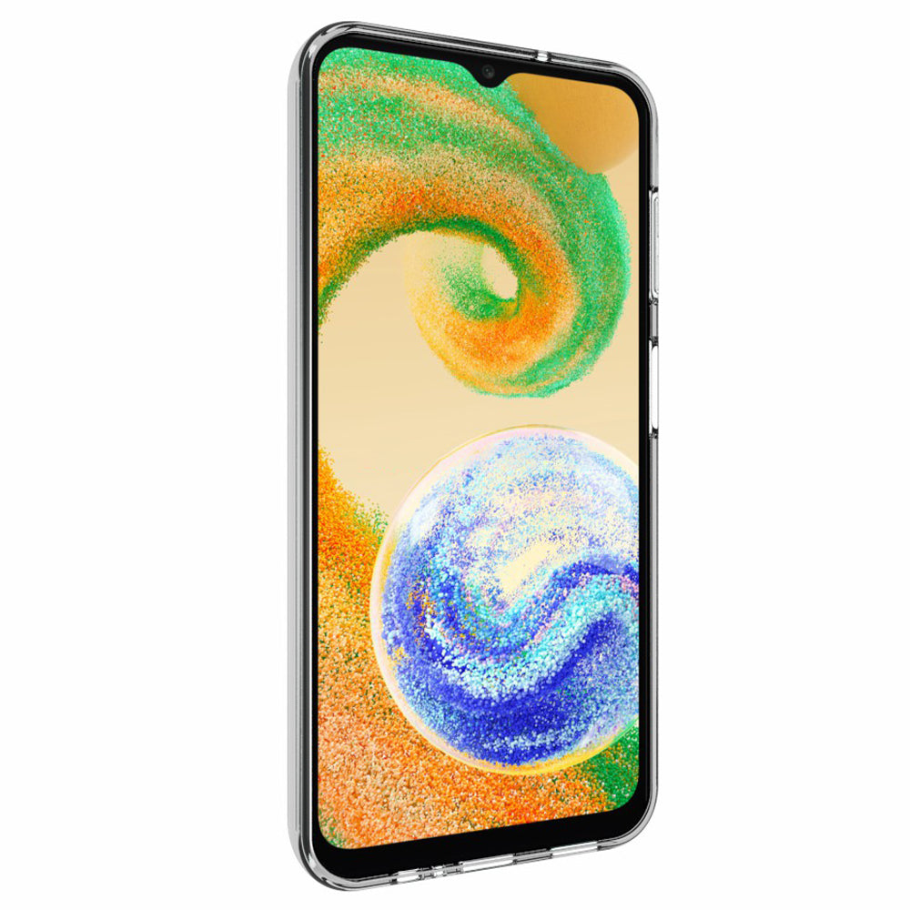 Pro Samsung Galaxy A14 4G HD průhledné vnitřní pouzdro na telefon s texturou bez vodoznaku proti prachu TPU kryt na mobil