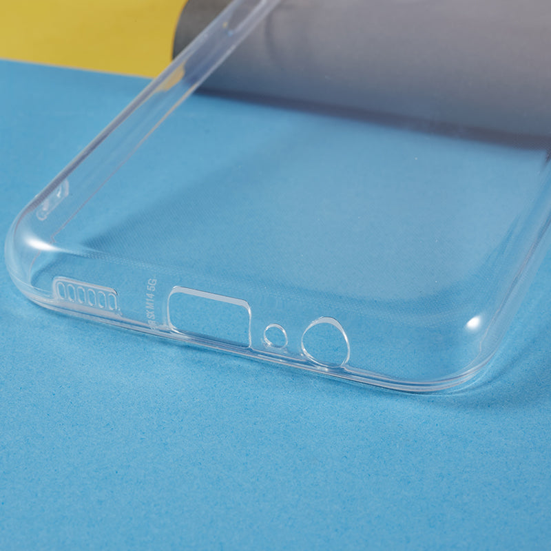Phone TPU Case for Samsung Galaxy M14 5G , Anti-drop Ultra-thin Protective Clear Phone Cover