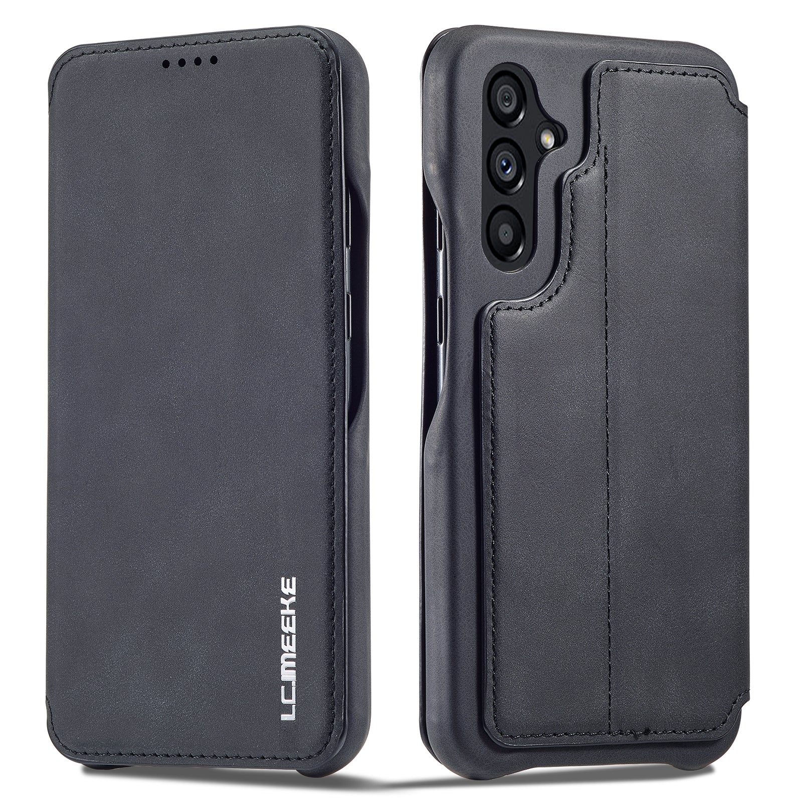 LC.IMEEKE For Samsung Galaxy A54 5G Stand Leather Phone Case Card Slot Smartphone Cover