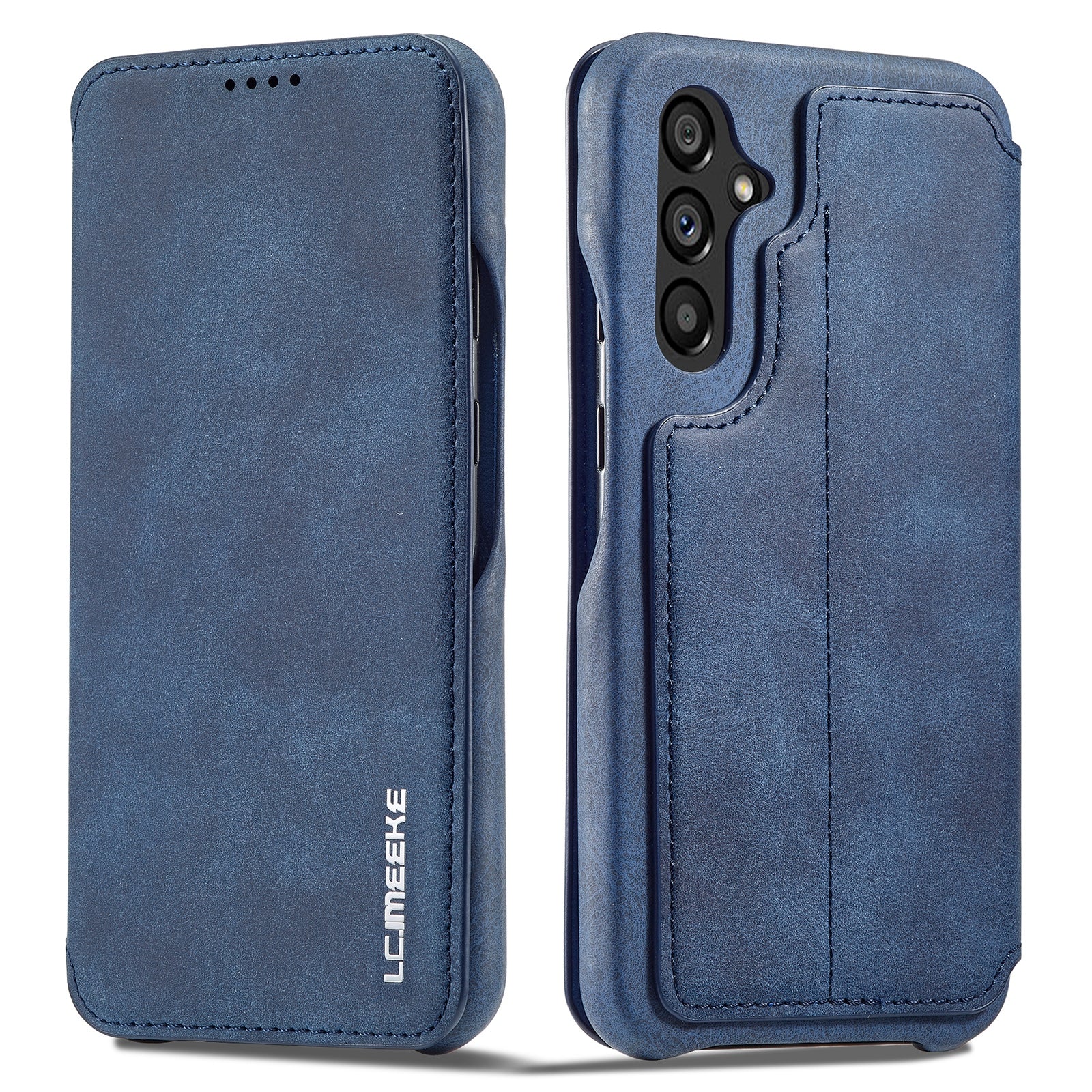 LC.IMEEKE For Samsung Galaxy A54 5G Stand Leather Phone Case Card Slot Smartphone Cover