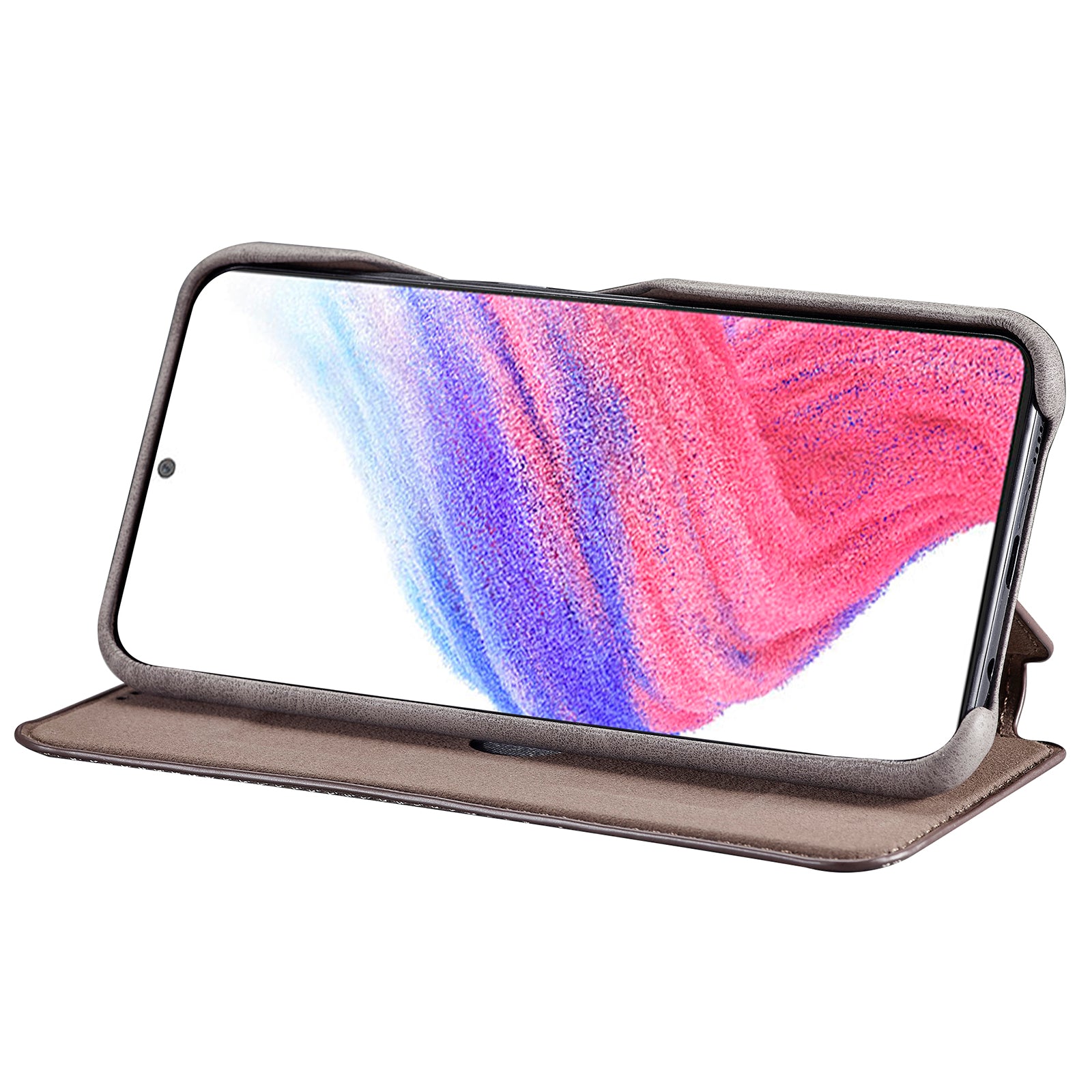 LC.IMEEKE For Samsung Galaxy A54 5G Stand Leather Phone Case Card Slot Smartphone Cover