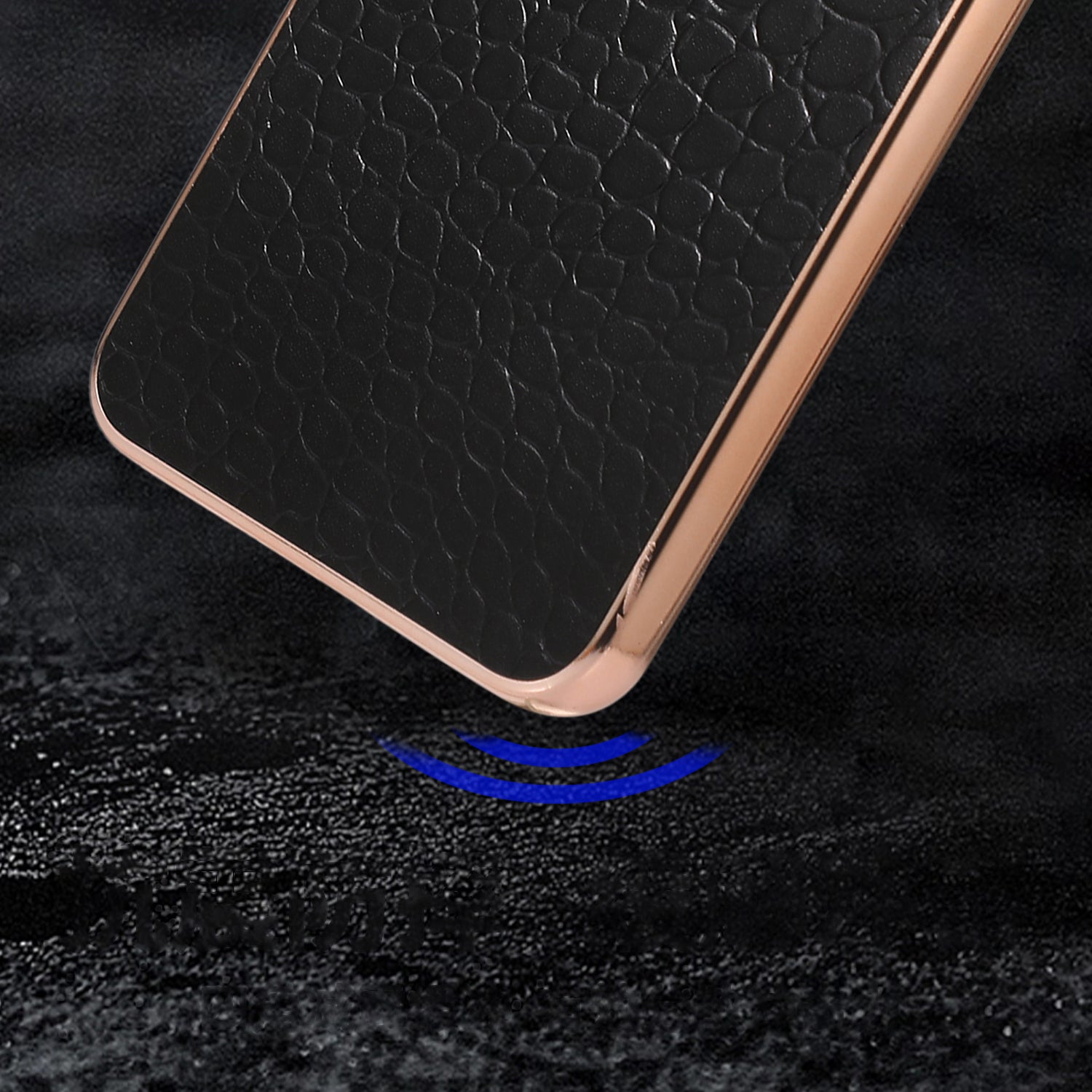 For Samsung Galaxy S23 Nano Electroplating Phone Case Genuine Cowhide Leather Coated TPU PC Cover