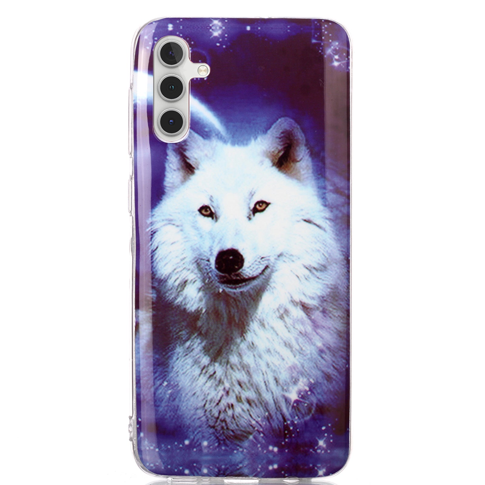 For Samsung Galaxy A54 5G Phone Case Luminous Patterned IMD TPU Back Case