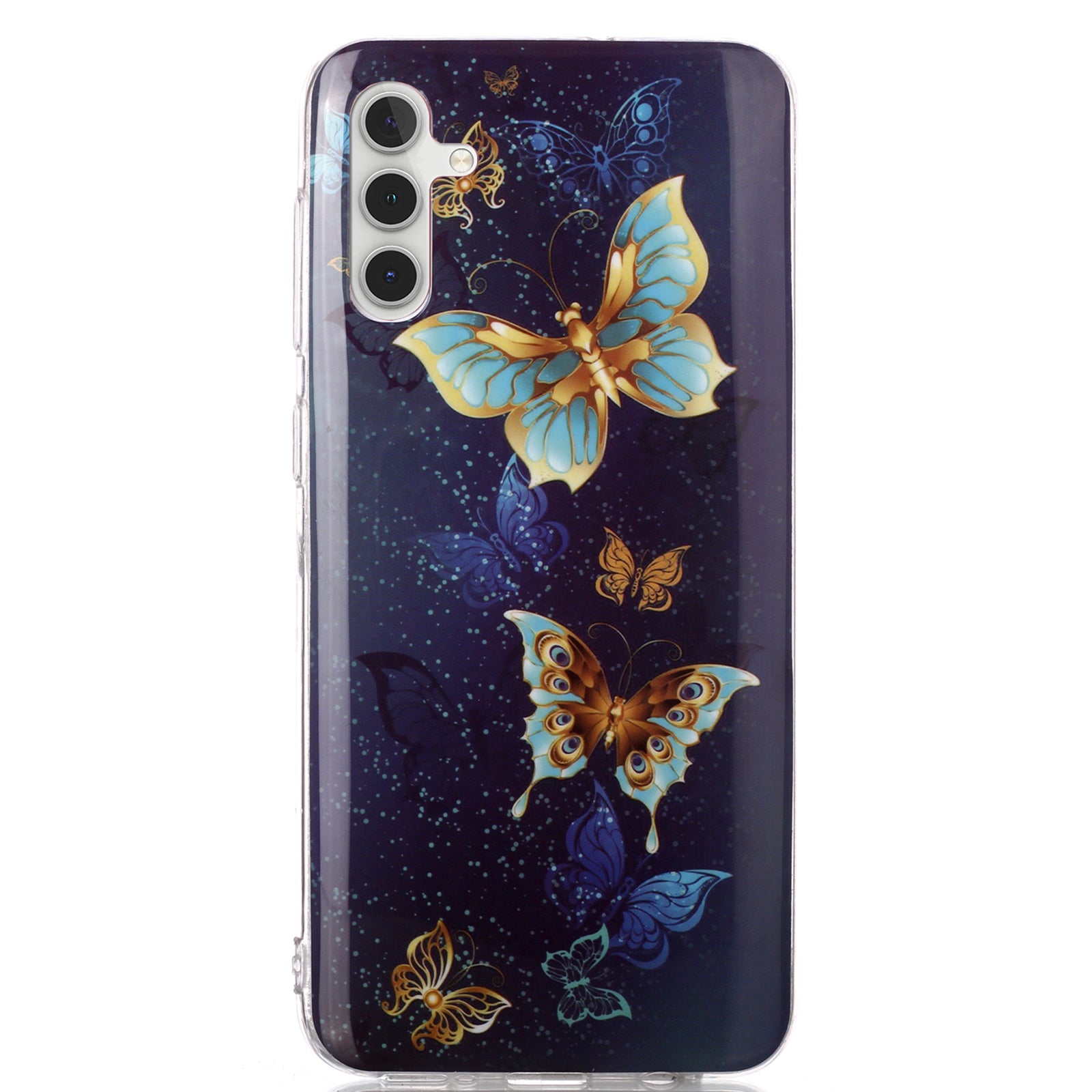 For Samsung Galaxy A54 5G Phone Case Luminous Patterned IMD TPU Back Case