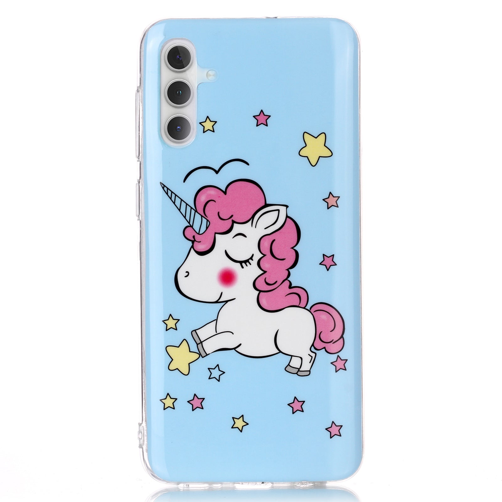 For Samsung Galaxy A54 5G Phone Case Luminous Patterned IMD TPU Back Case