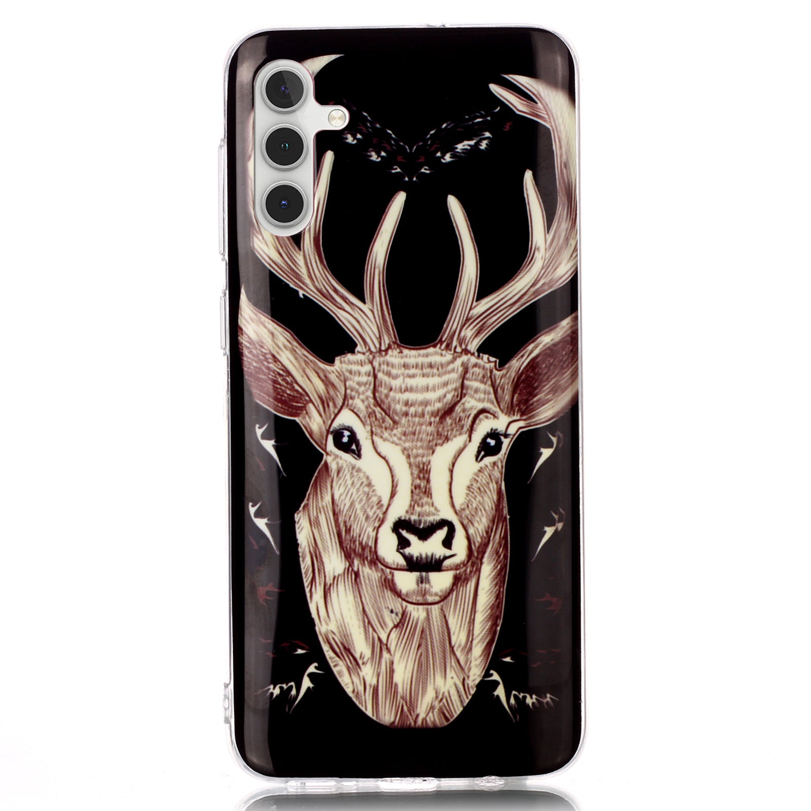 For Samsung Galaxy A54 5G Phone Case Luminous Patterned IMD TPU Back Case