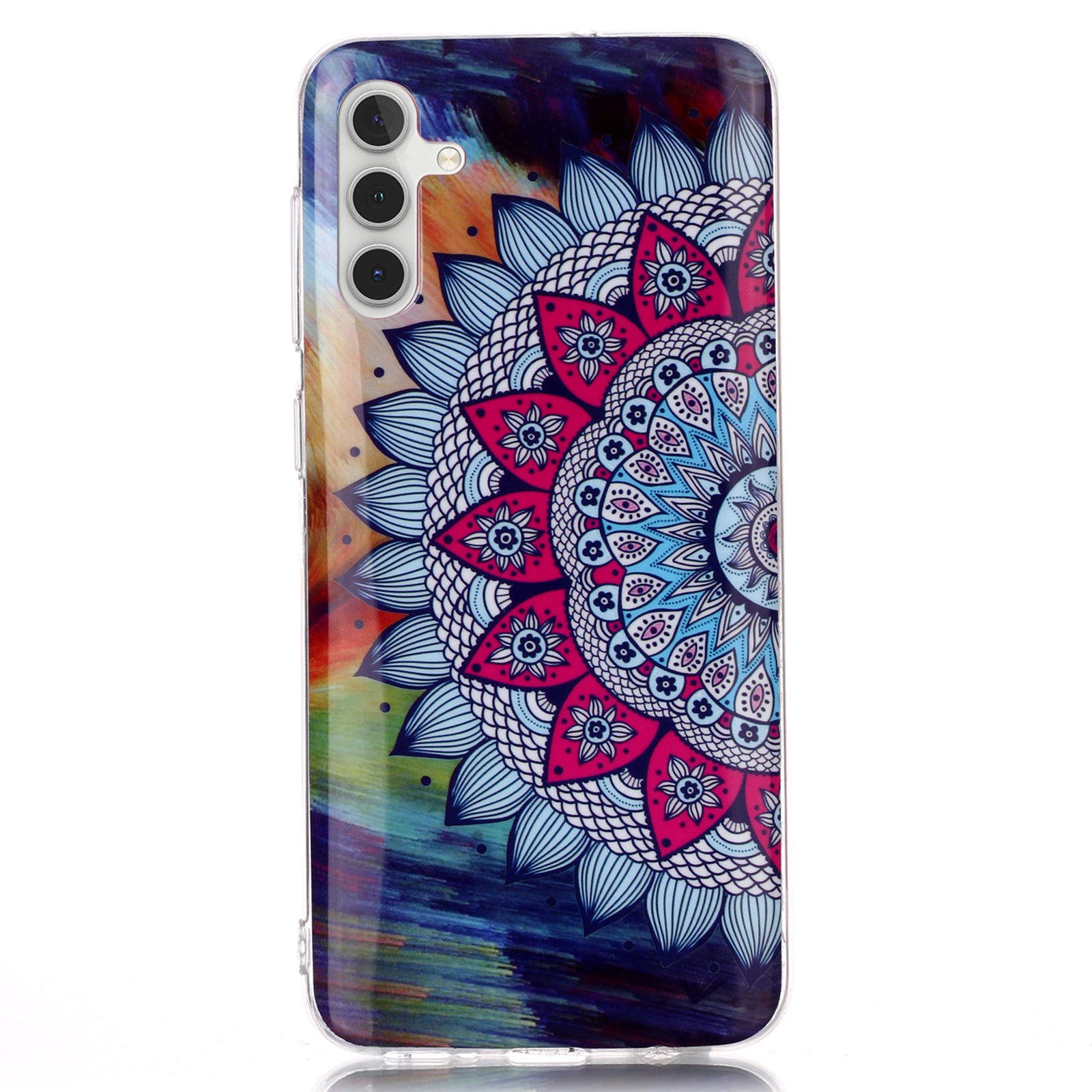 For Samsung Galaxy A54 5G Phone Case Luminous Patterned IMD TPU Back Case