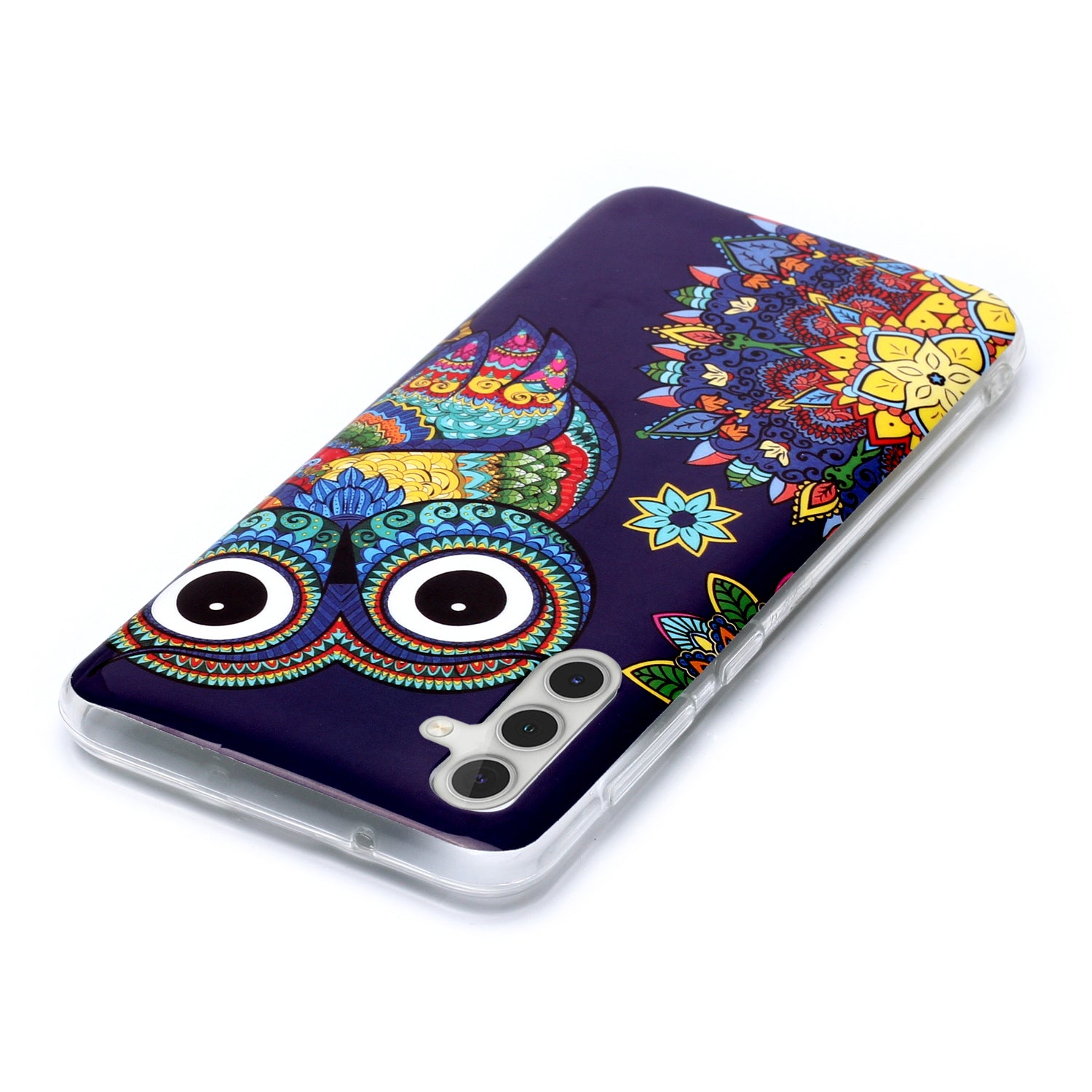 For Samsung Galaxy A54 5G Phone Case Luminous Patterned IMD TPU Back Case