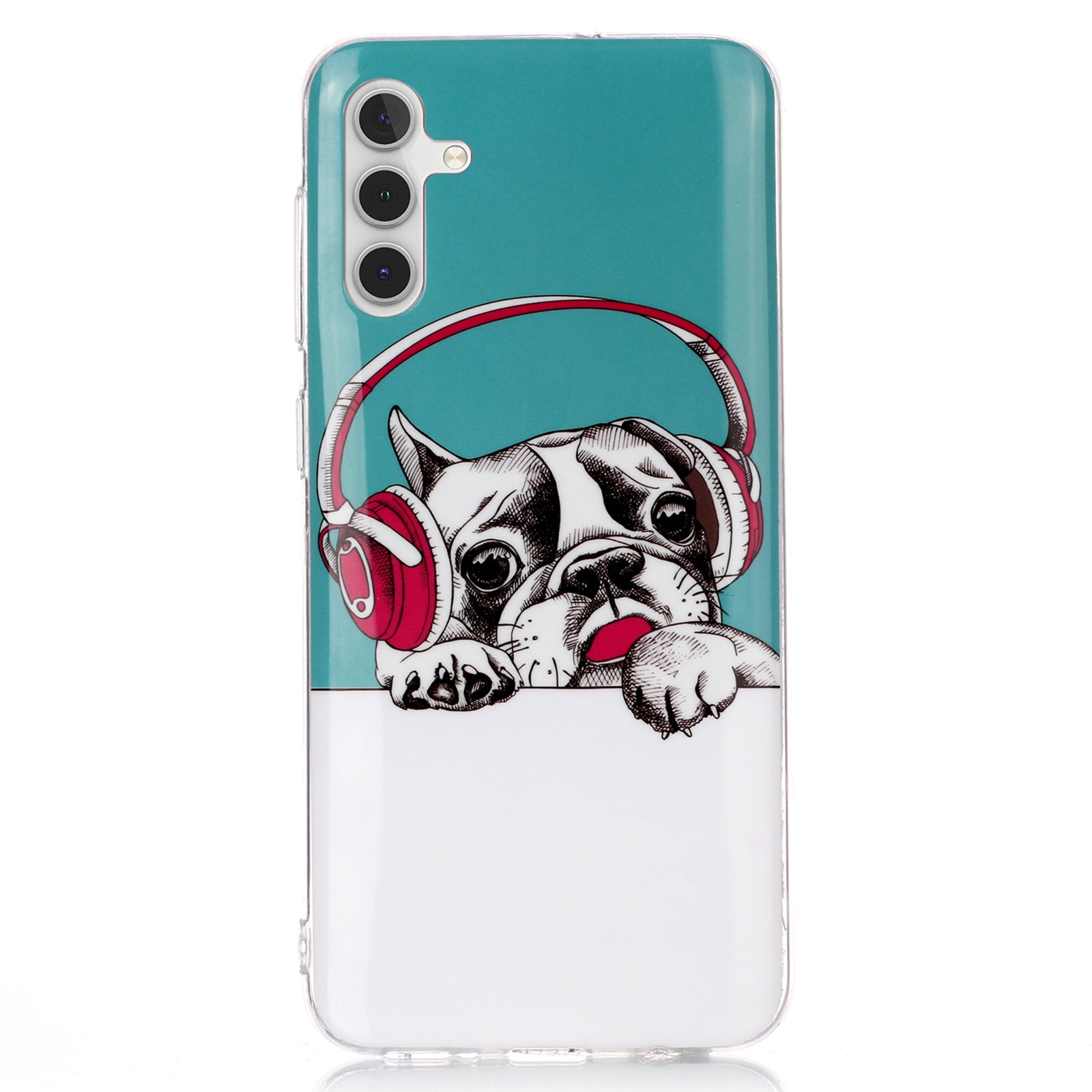 For Samsung Galaxy A54 5G Phone Case Luminous Patterned IMD TPU Back Case