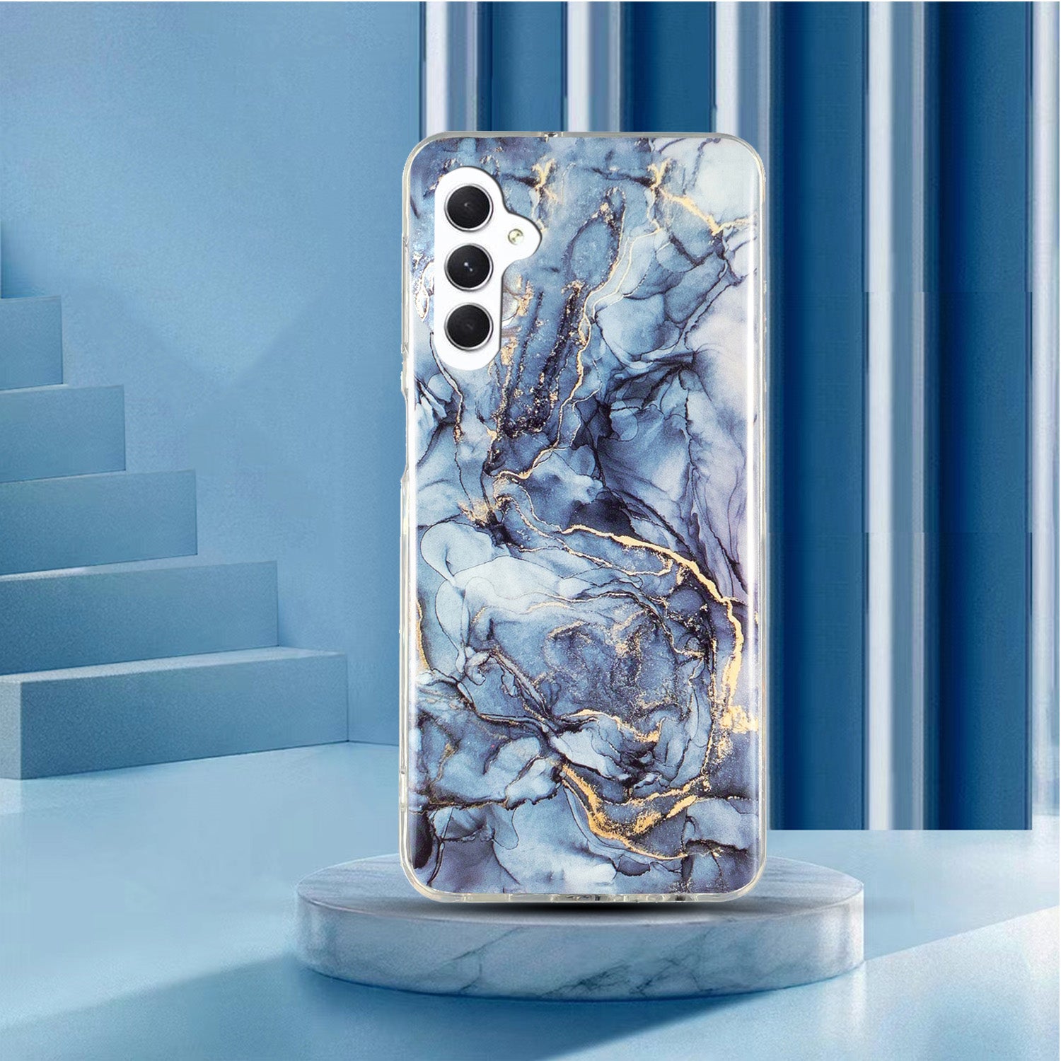 For Samsung Galaxy A54 5G Marble Pattern Phone TPU Case Anti-scratch IMD Phone Cover
