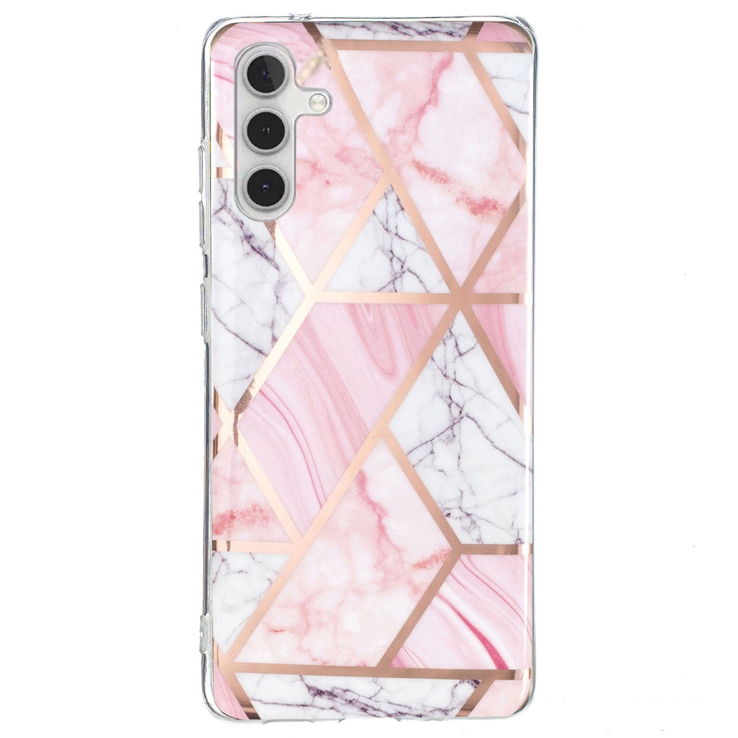 For Samsung Galaxy A54 5G IMD Pattern Phone Case Electroplating Soft TPU Mobile Phone Cover