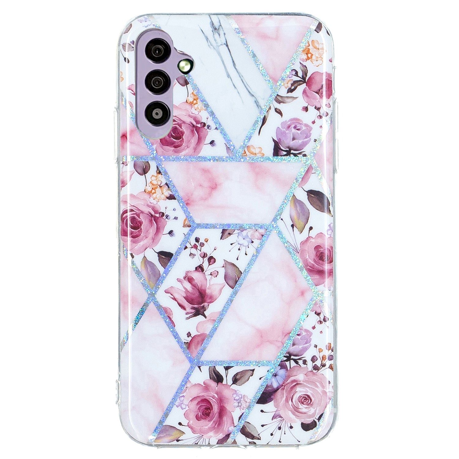 For Samsung Galaxy A34 5G Soft TPU Phone Case Electroplating Pattern IMD Cover