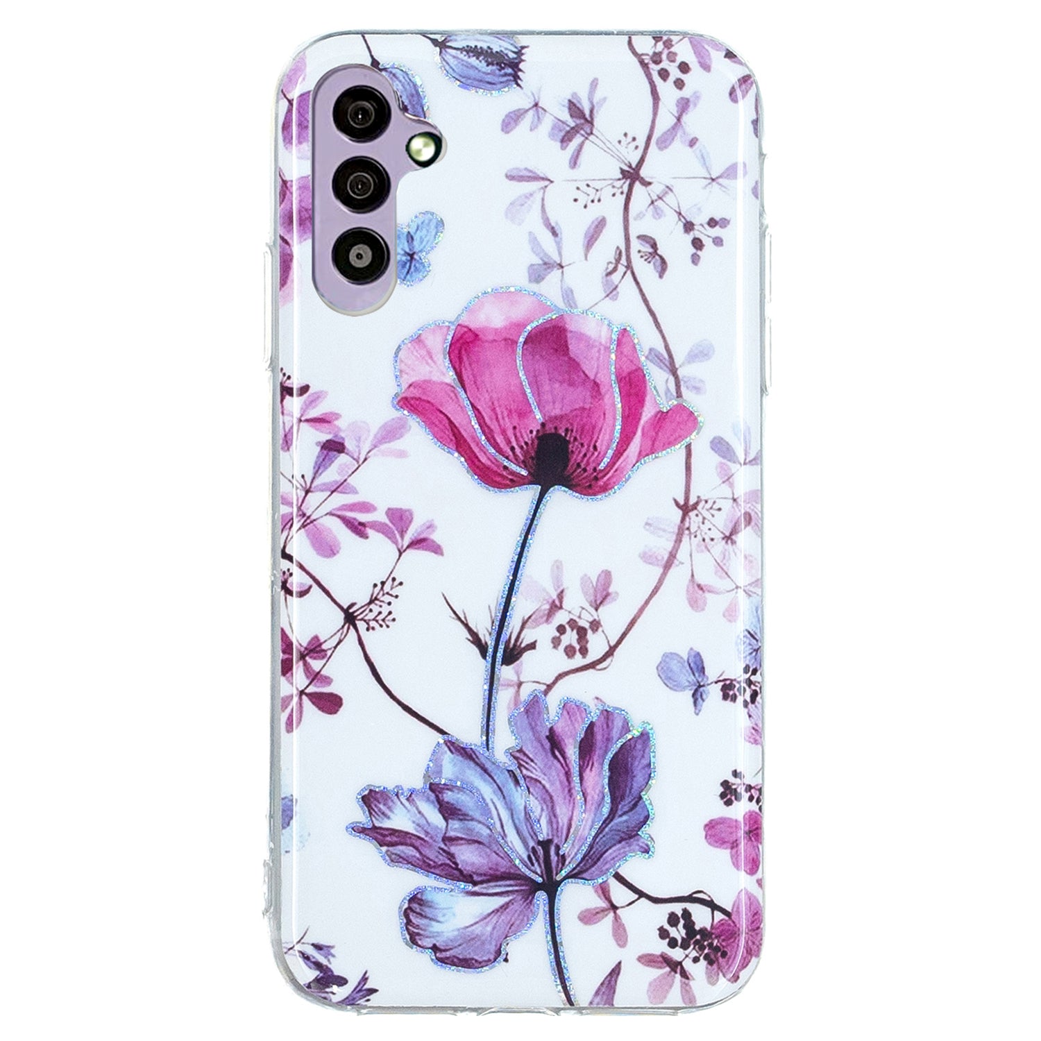 For Samsung Galaxy A34 5G Soft TPU Phone Case Electroplating Pattern IMD Cover
