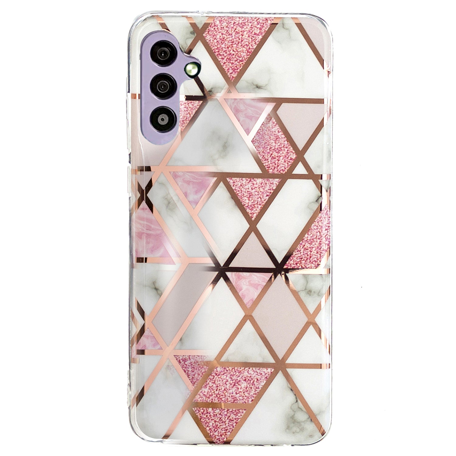 For Samsung Galaxy A34 5G Soft TPU Phone Case Electroplating Pattern IMD Cover