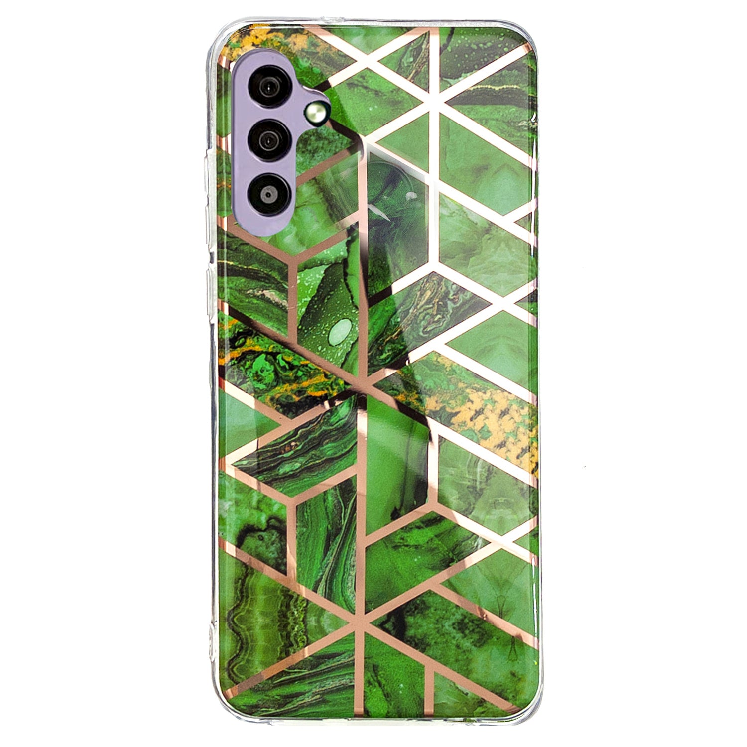 For Samsung Galaxy A34 5G Soft TPU Phone Case Electroplating Pattern IMD Cover