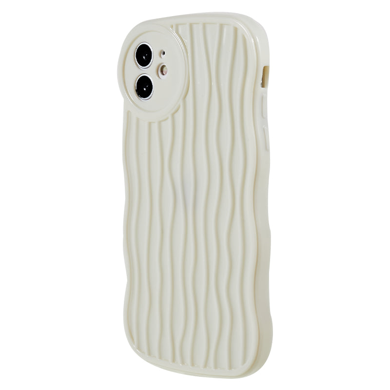 For iPhone 11 6.1 inch Soft TPU Anti-drop Phone Case Wavy Edge Back Cover