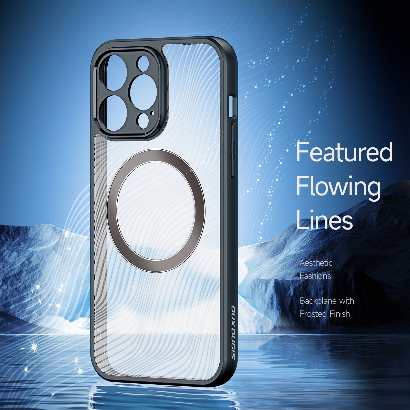 DUX DUCIS Aimo Series for iPhone 14 Pro Matte Phone Case Compatible with MagSafe TPU PC Phone Cover (REACH Certification)