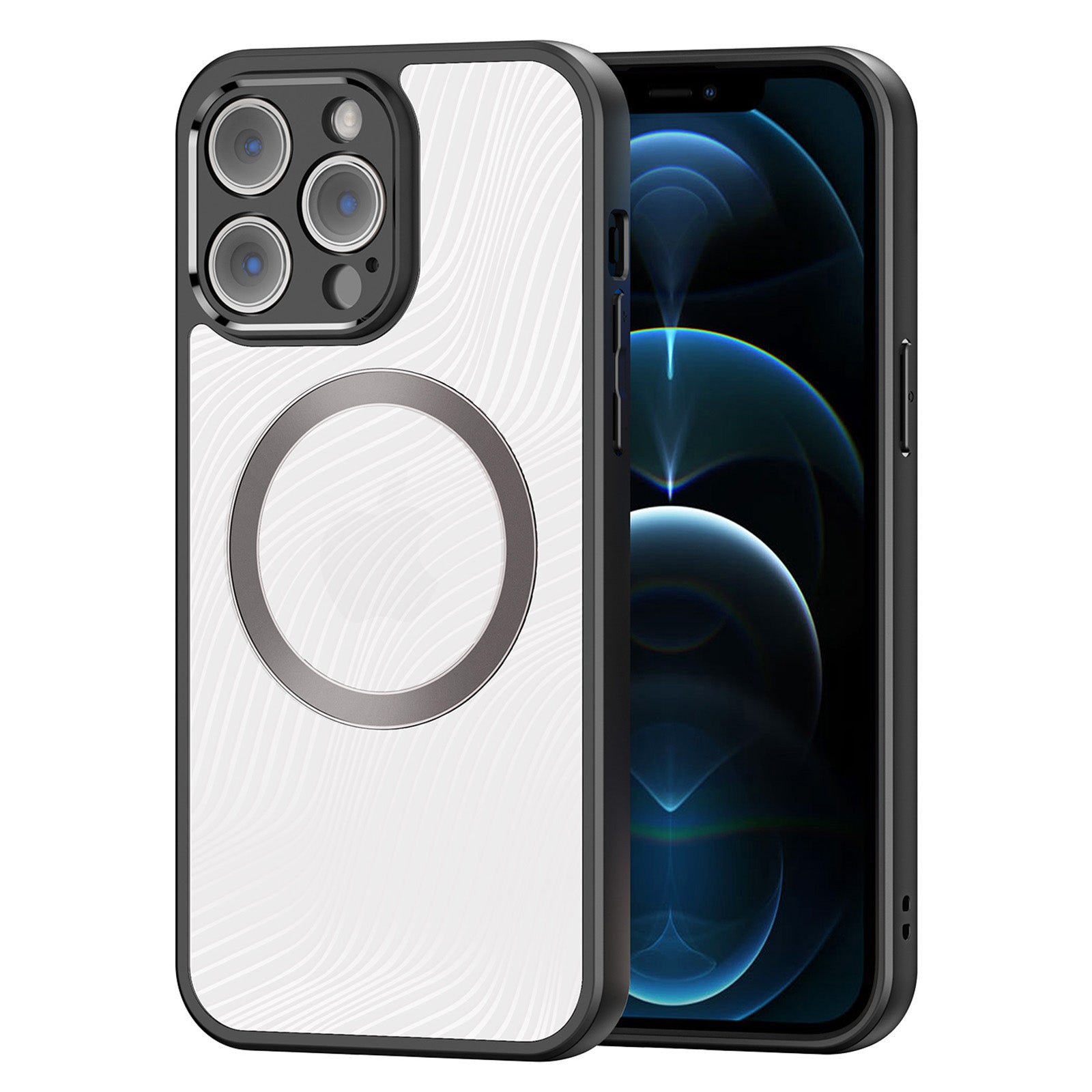 DUX DUCIS Aimo Series for iPhone 12 Pro Max Phone Case TPU PC Magnetic Matte Cover Compatible with MagSafe (REACH Certification)
