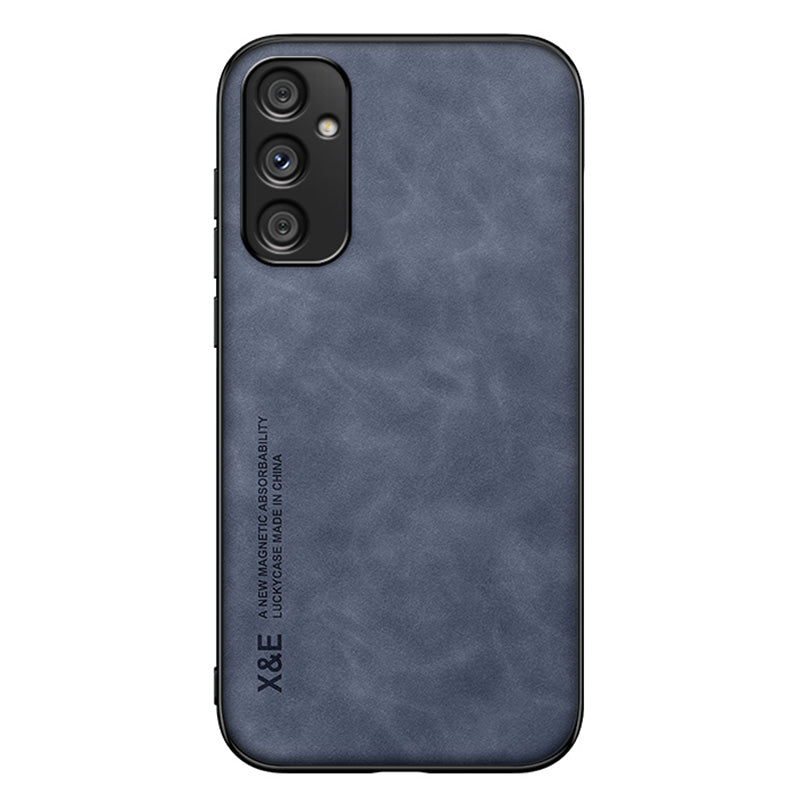 X&E For Samsung Galaxy A34 5G Mobile Phone Case Skin-touch PU Leather Coated TPU PC Phone Cover