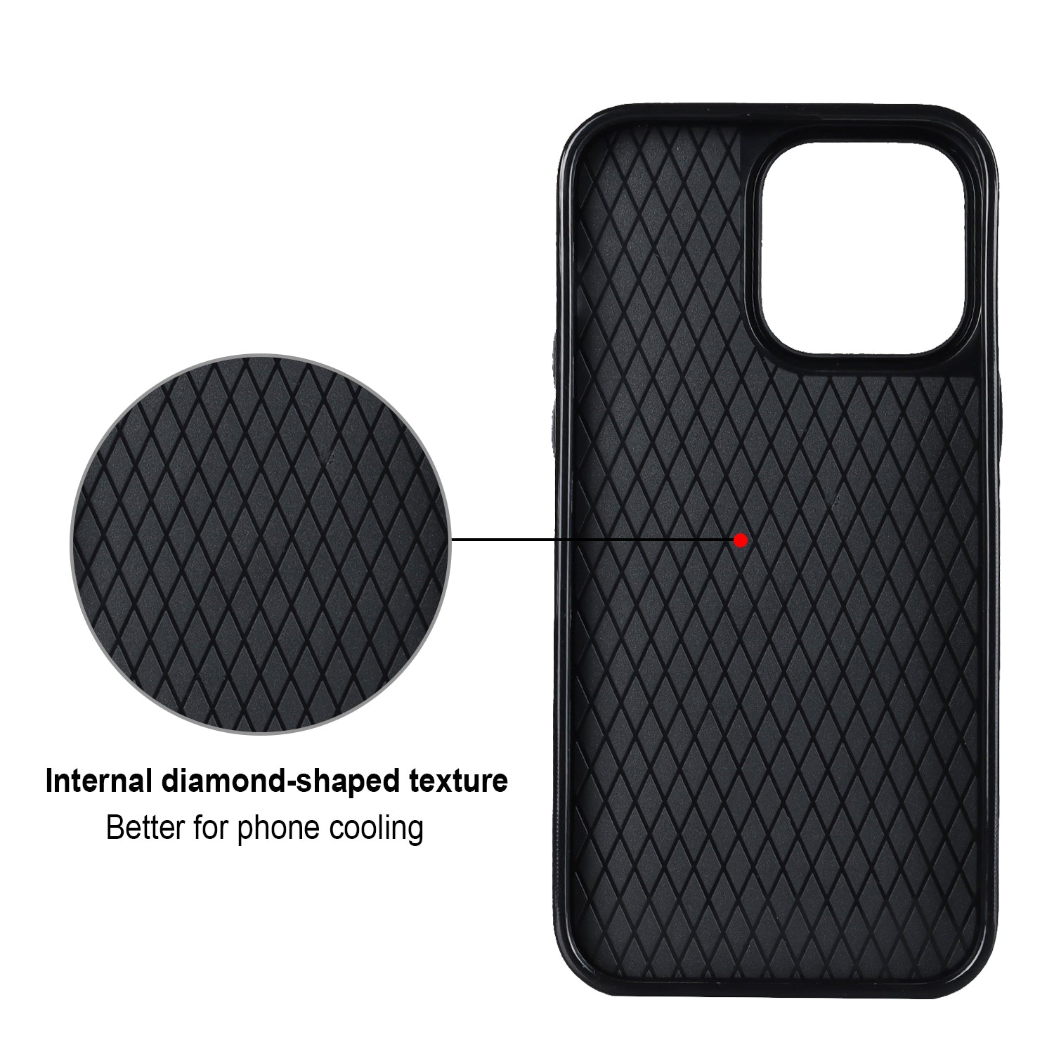 For iPhone 13 6.1 inch PU Leather TPU Phone Case Stitching Rhombus Ring Holder Kickstand Phone Cover