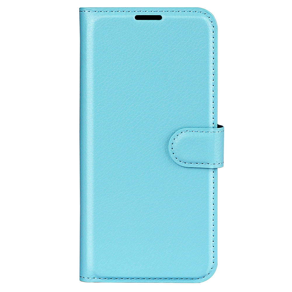 Til Samsung Galaxy A24 4G PU læder pung Shell Litchi Texture Telefon Case Flip Stand Cover