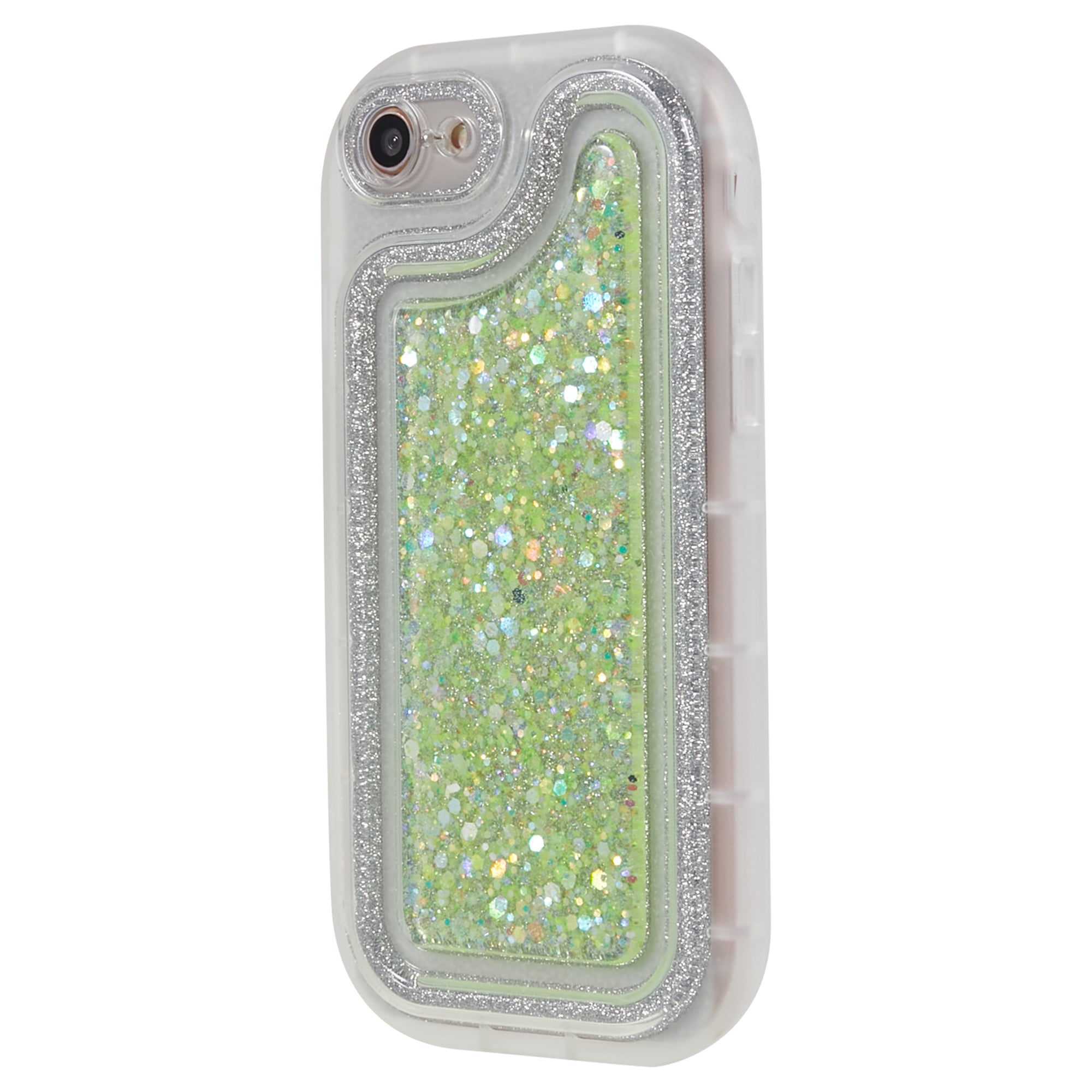 Glitter Phone Case for iPhone 7/8 4.7 inch/SE (2020)/(2022) Soft TPU Epoxy Shockproof Cover