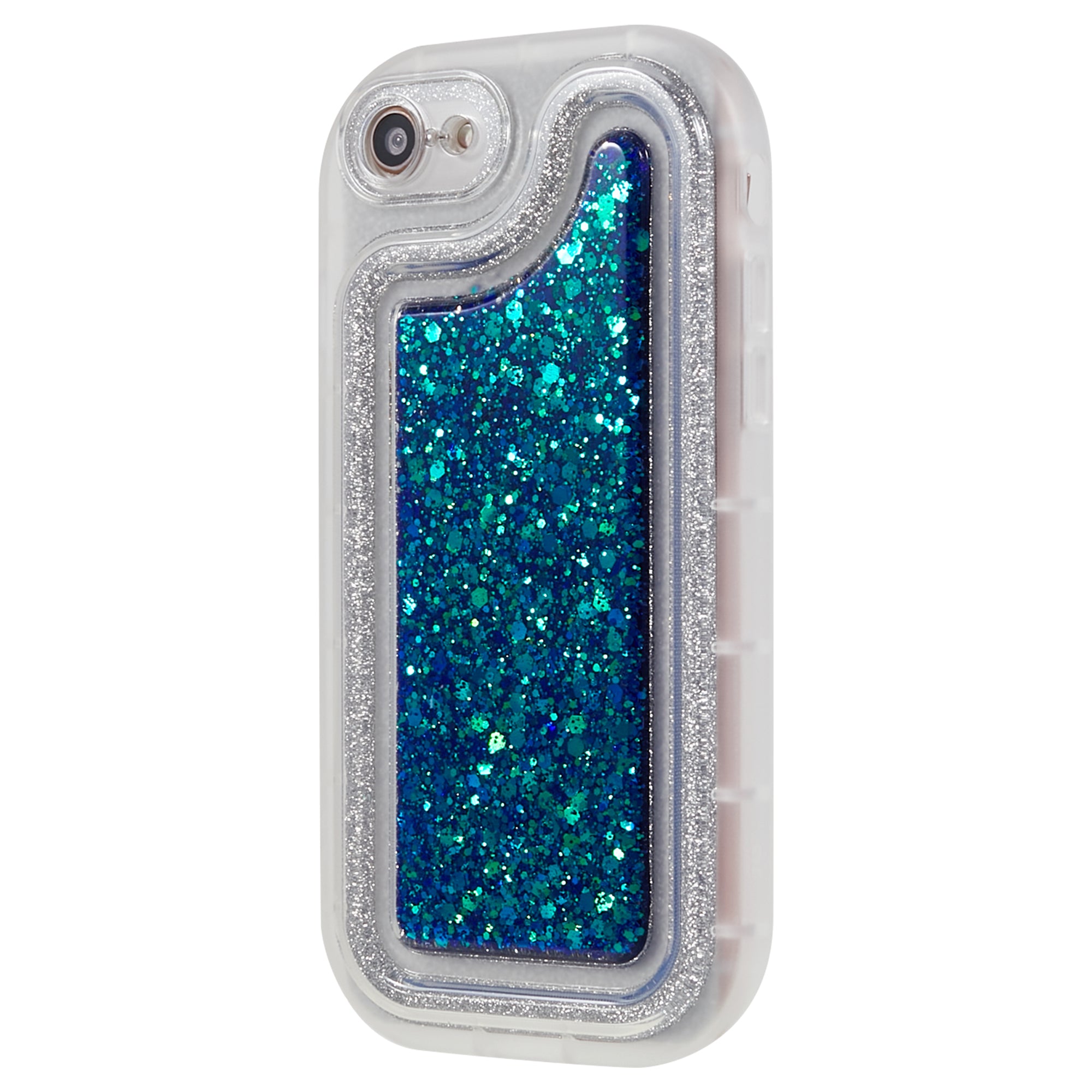 Glitter Phone Case for iPhone 7/8 4.7 inch/SE (2020)/(2022) Soft TPU Epoxy Shockproof Cover