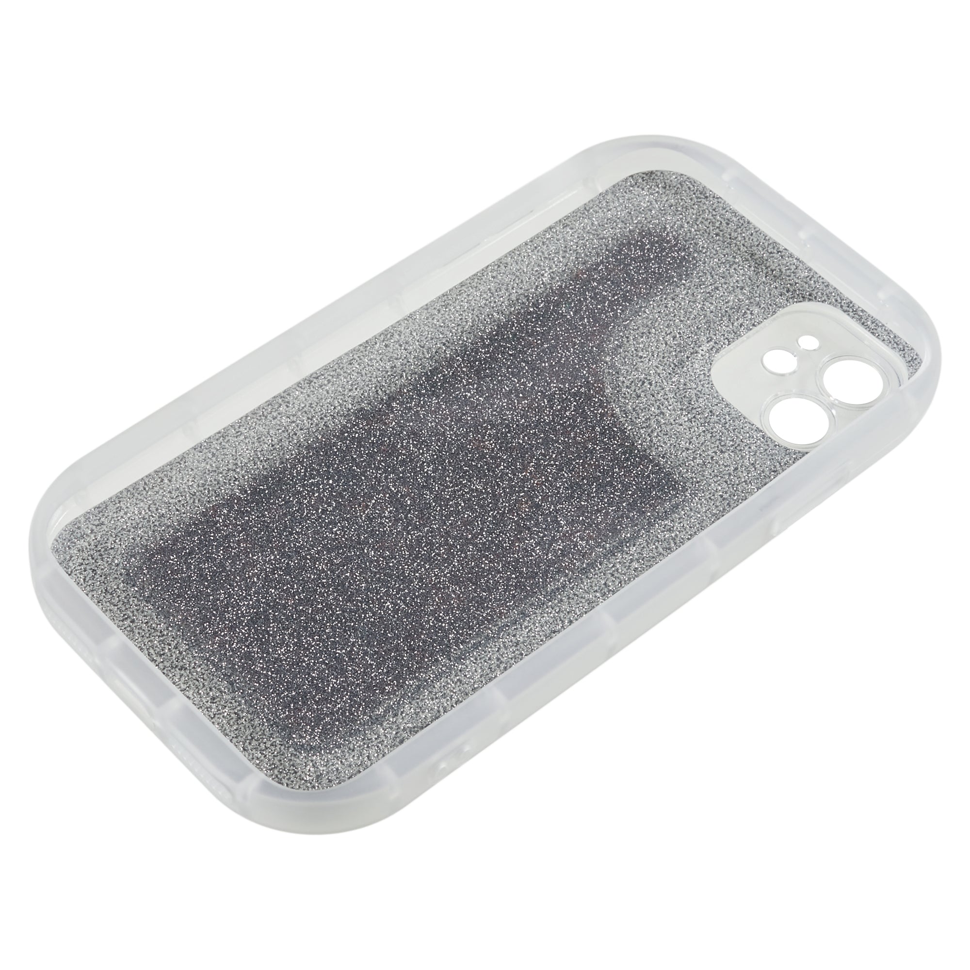 Til iPhone 11 6,1 tommer Glitter Sparkle Epoxy TPU telefoncover Ridsefast beskyttelsescover