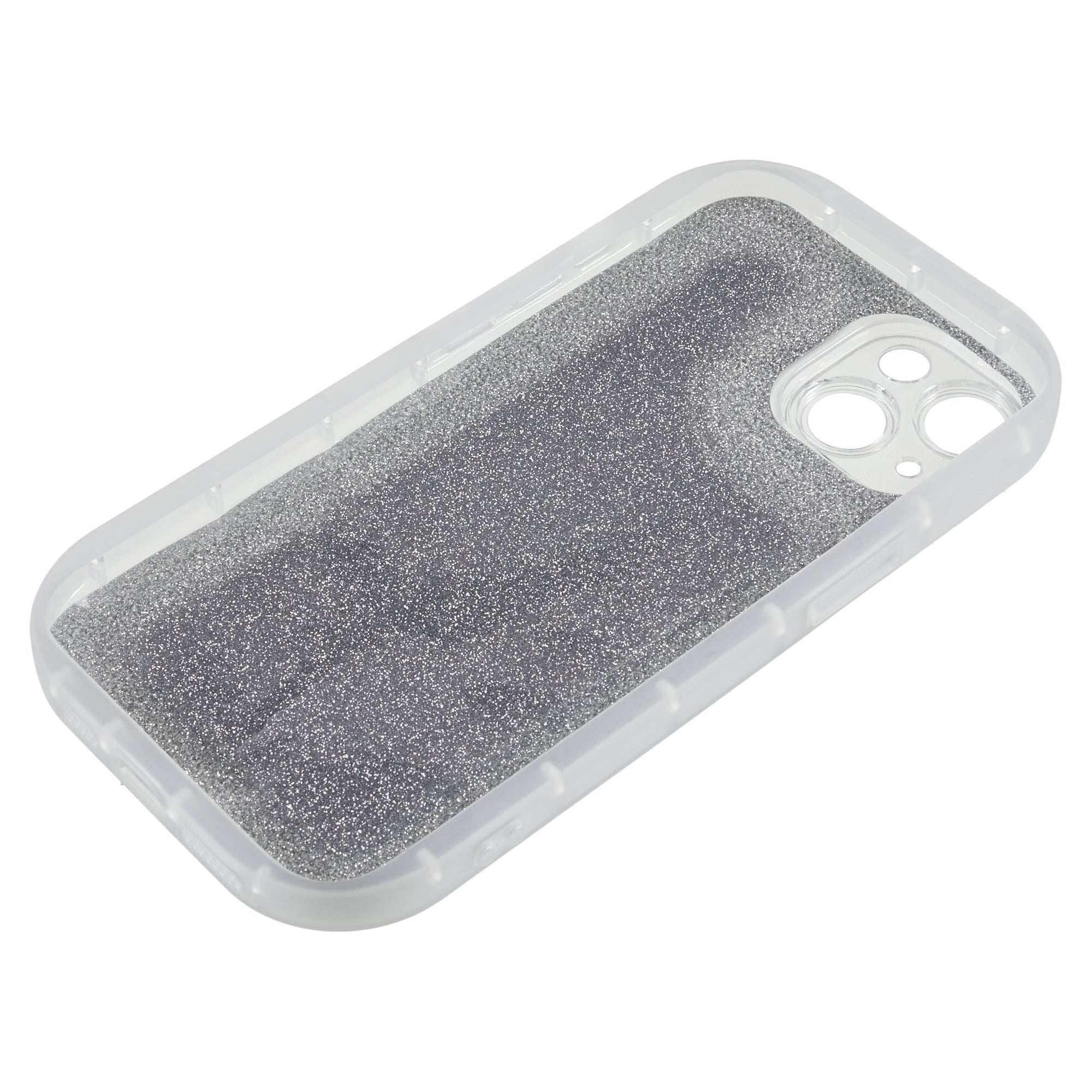 For iPhone 14 Epoxy Personalised Mobile Phone Case Bling Glitter Soft TPU Cover