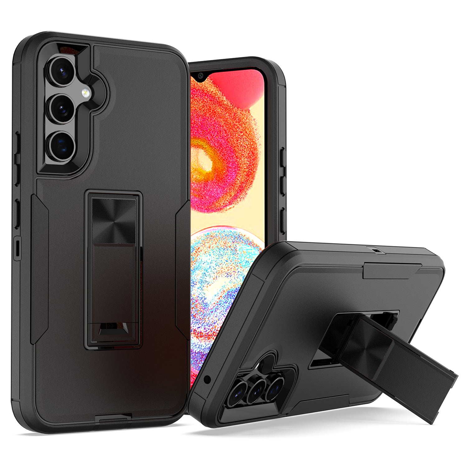 For Samsung Galaxy A54 5G Kickstand PC TPU Phone Case Magnetic Car Mount Phone Cover