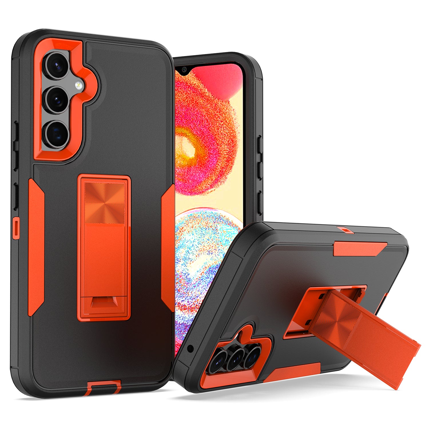 For Samsung Galaxy A54 5G Kickstand PC TPU Phone Case Magnetic Car Mount Phone Cover