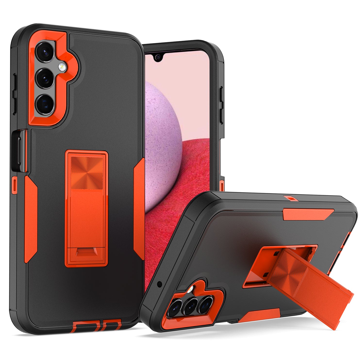 For Samsung Galaxy A14 5G Kickstand Phone Case PC TPU Dual Layer Protection Phone Cover