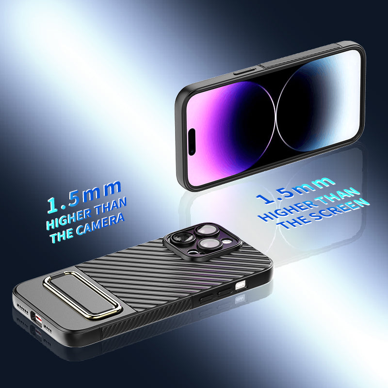 Kickstand Phone Cover for iPhone 14 Pro TPU PC Phone Case Compatible with MagSafe Charger