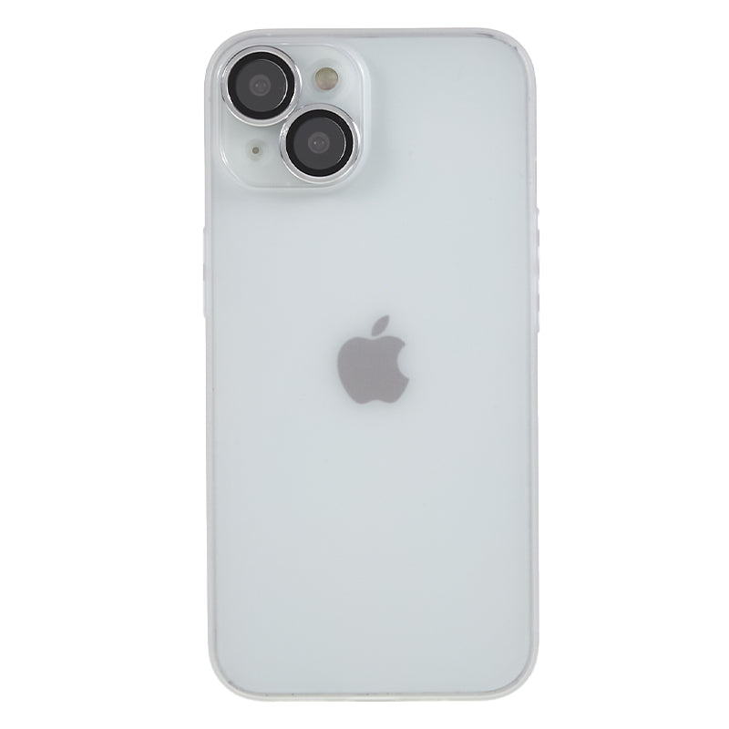 Protective Case for iPhone 13 Anti-Drop Matte TPU Phone Cover with Metal Camera Lens Frame