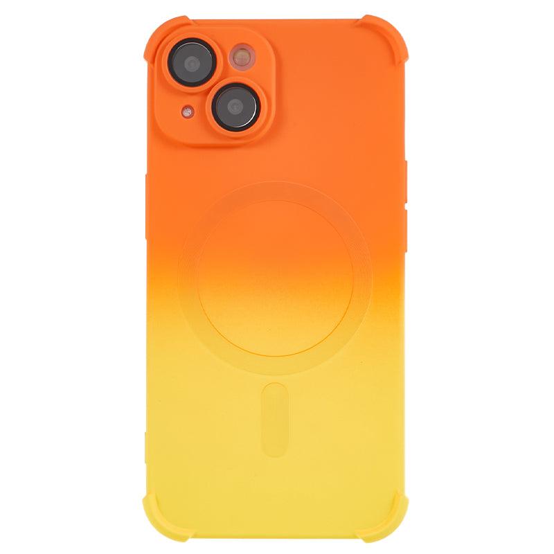 Magnetic Phone Case for iPhone 14 Gradient Dual Color TPU Cover Compatible with MagSafe