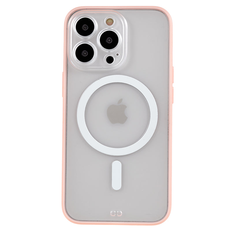 For iPhone 13 Pro 6.1 inch Hard PC Matte Drop-proof Cover Magnetic Phone Case Compatible with MagSafe