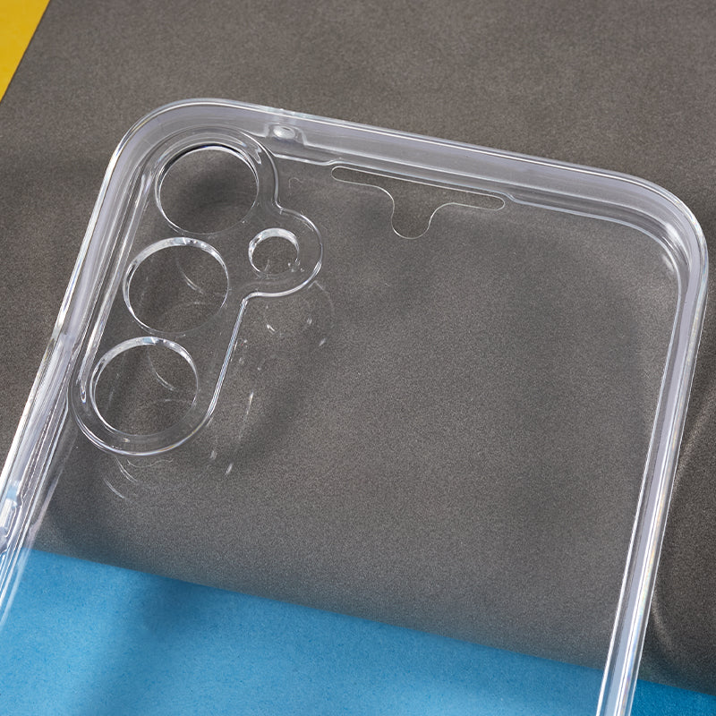 Pro Samsung Galaxy A54 5G Full Protection Ochranný TPU rámeček proti pádu + akrylová zadní strana + PET přední kryt průhledné pouzdro na telefon