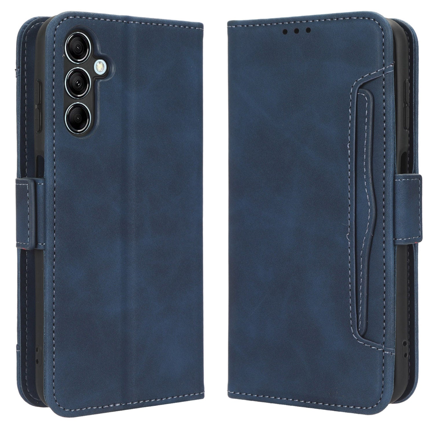 Wallet PU Leather Case for Samsung Galaxy M14 5G Multiple Card Slots Phone Stand Cover