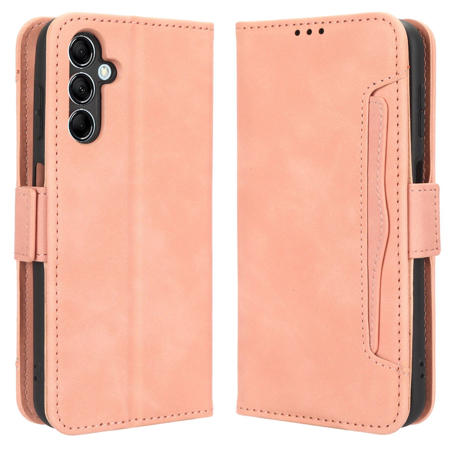 Wallet PU Leather Case for Samsung Galaxy M14 5G Multiple Card Slots Phone Stand Cover