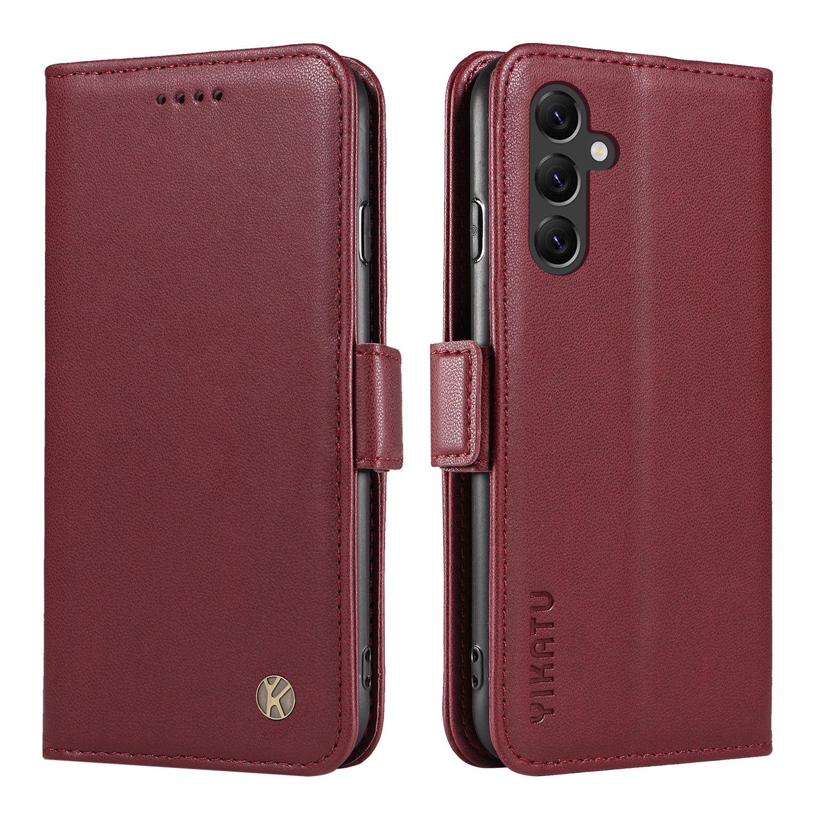 YIKATU YK-003 For Samsung Galaxy A14 5G Wallet Case PU Leather Inner TPU Stand Phone Cover