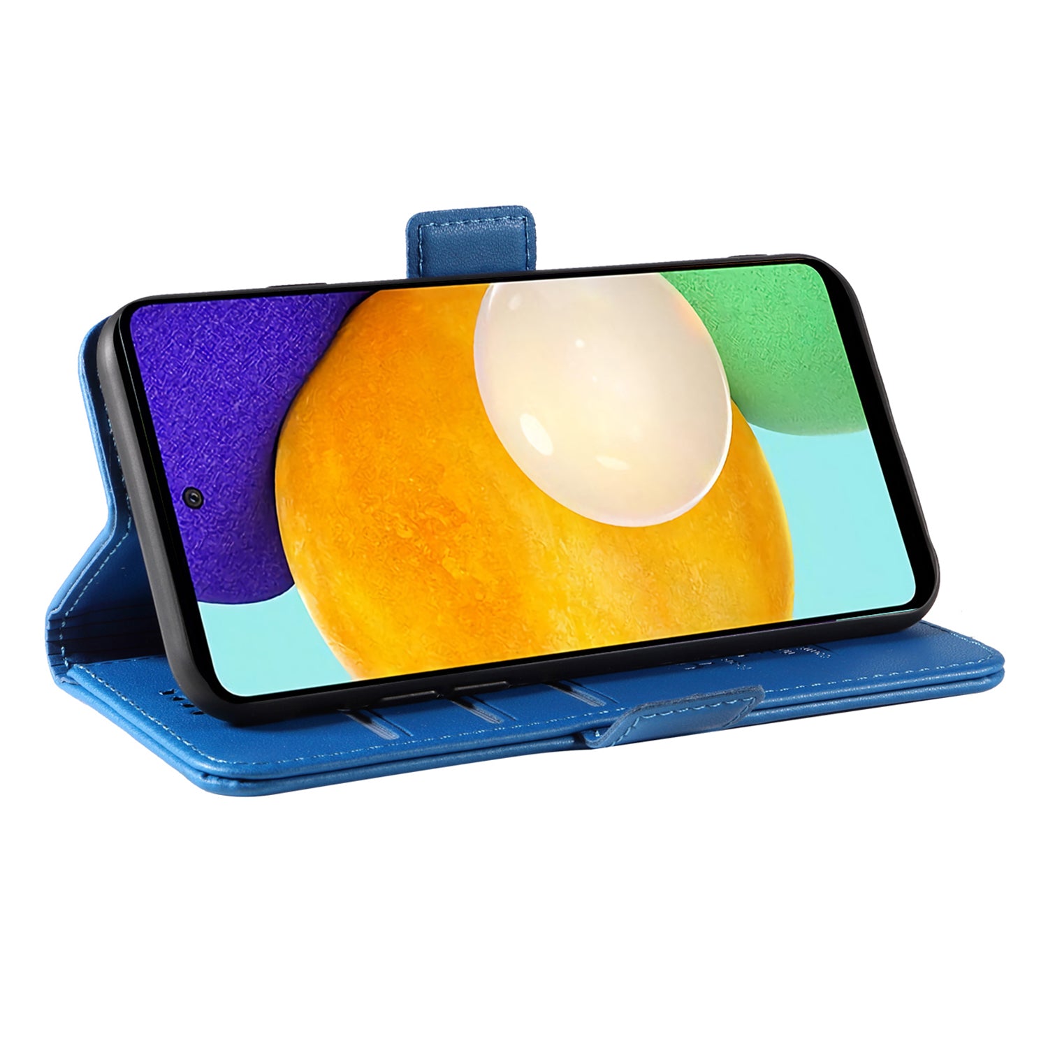 YIKATU YK-003 PU kožené pouzdro pro Samsung Galaxy A52 4G / 5G / A52s 5G Stojánek Peněženka Flip Kryt