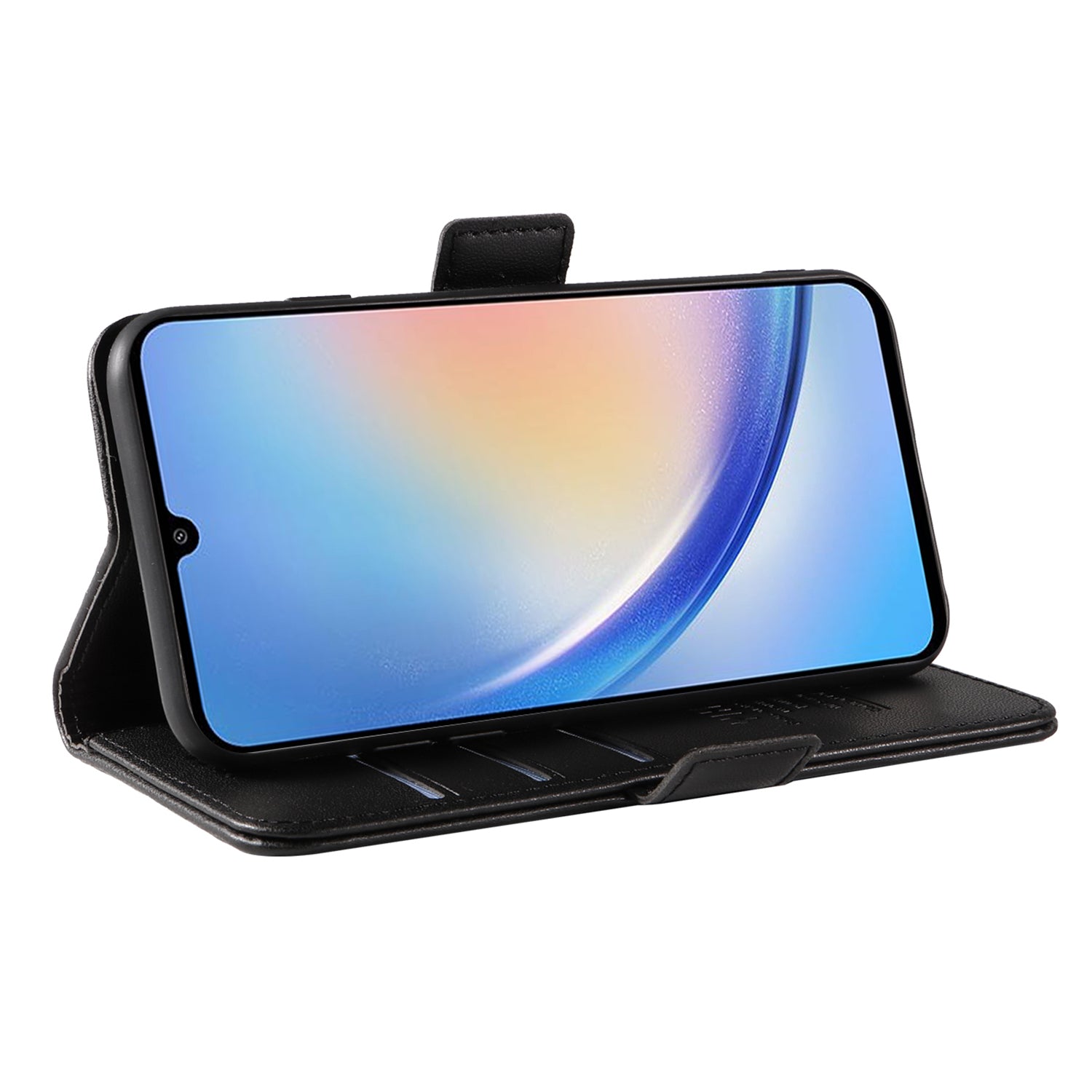 YIKATU YK-003 PU kožený flipový kryt na telefon Samsung Galaxy A34 5G s peněženkou