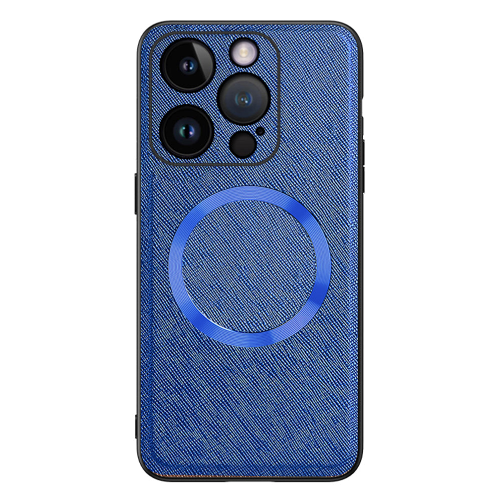 Phone Case Compatible with MagSafe for iPhone 13 Pro Leather TPU Magnetic Phone Cover