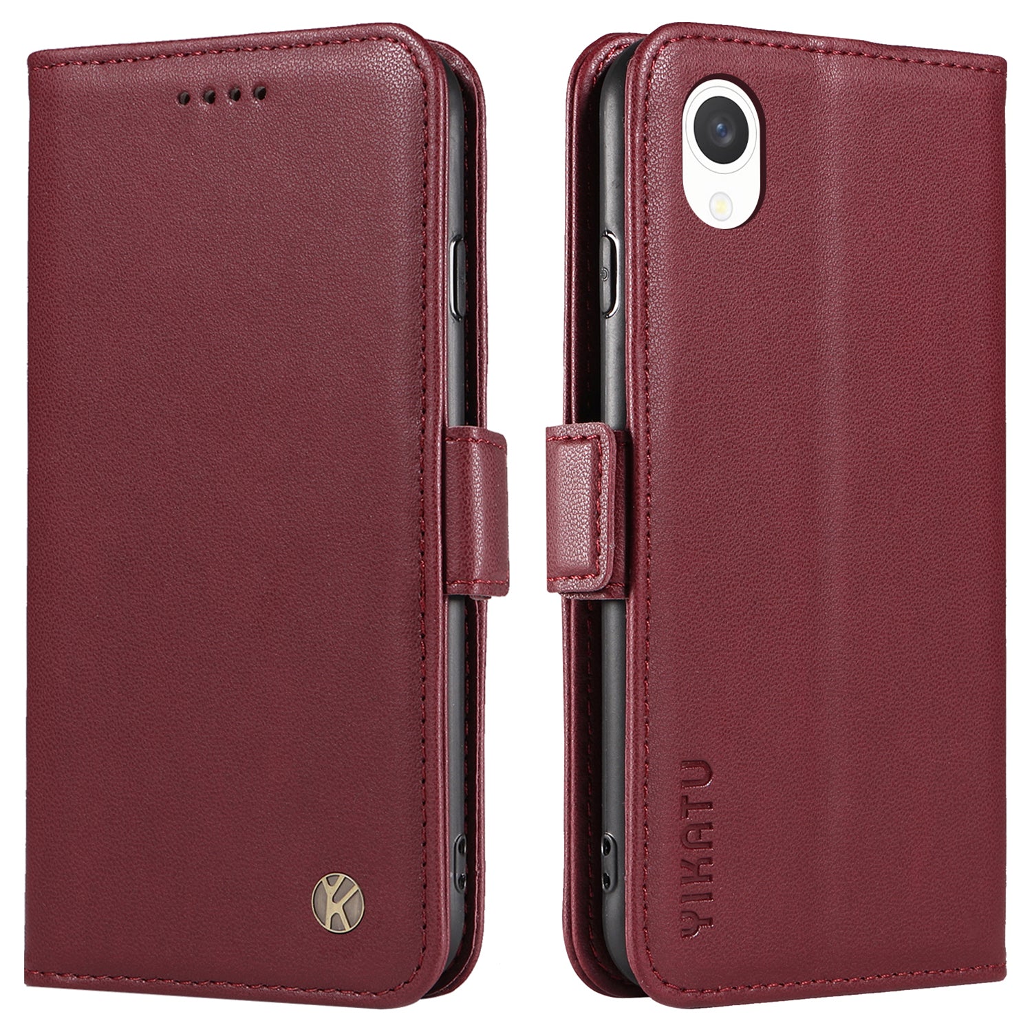 YIKATU YK-003 Magnetic Phone Shell for Samsung Galaxy A23e / A23s Wallet Leather Case Stand Anti-fall Cover