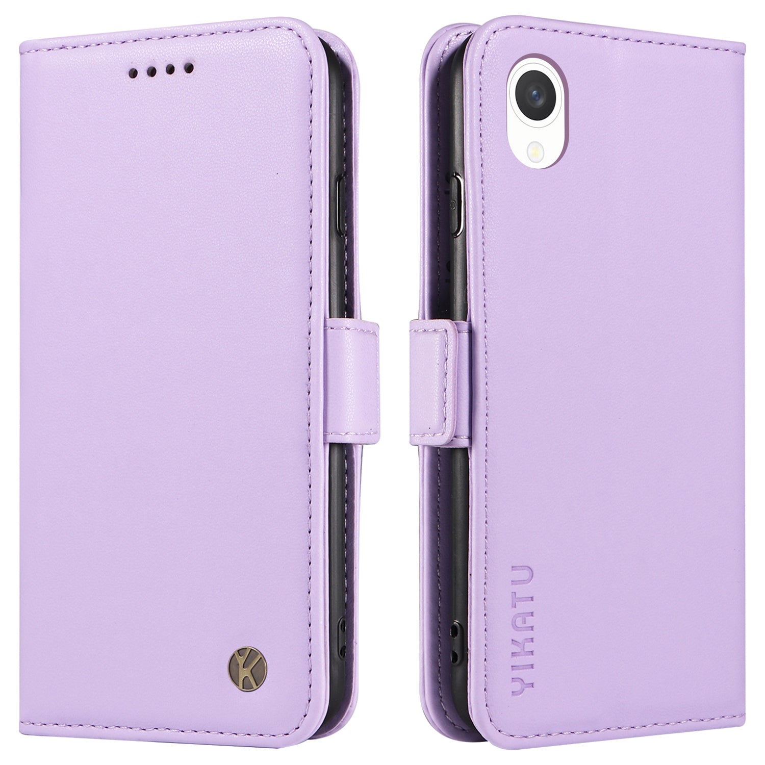 YIKATU YK-003 Magnetic Phone Shell for Samsung Galaxy A23e / A23s Wallet Leather Case Stand Anti-fall Cover