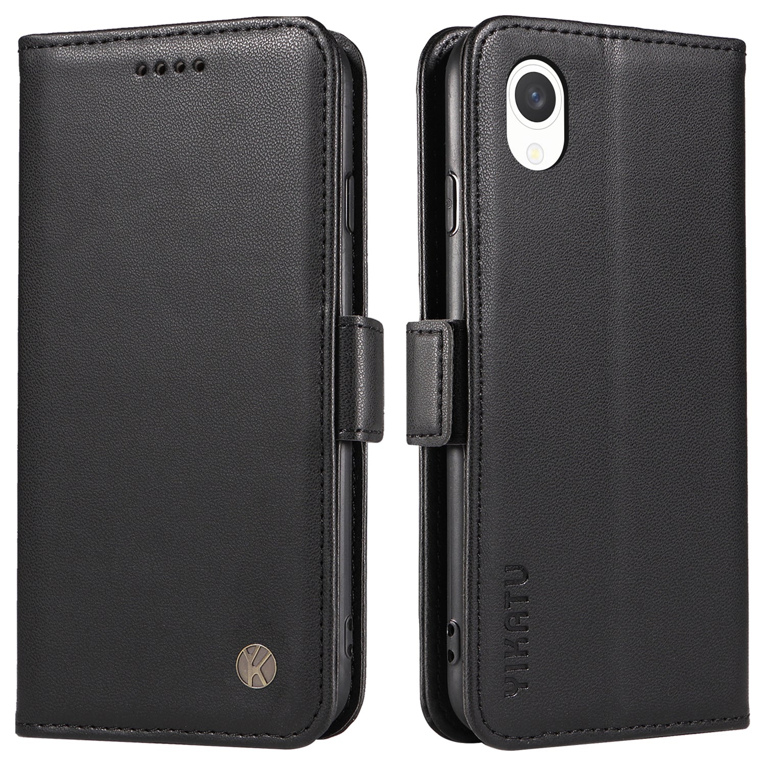 YIKATU YK-003 Magnetic Phone Shell for Samsung Galaxy A23e / A23s Wallet Leather Case Stand Anti-fall Cover