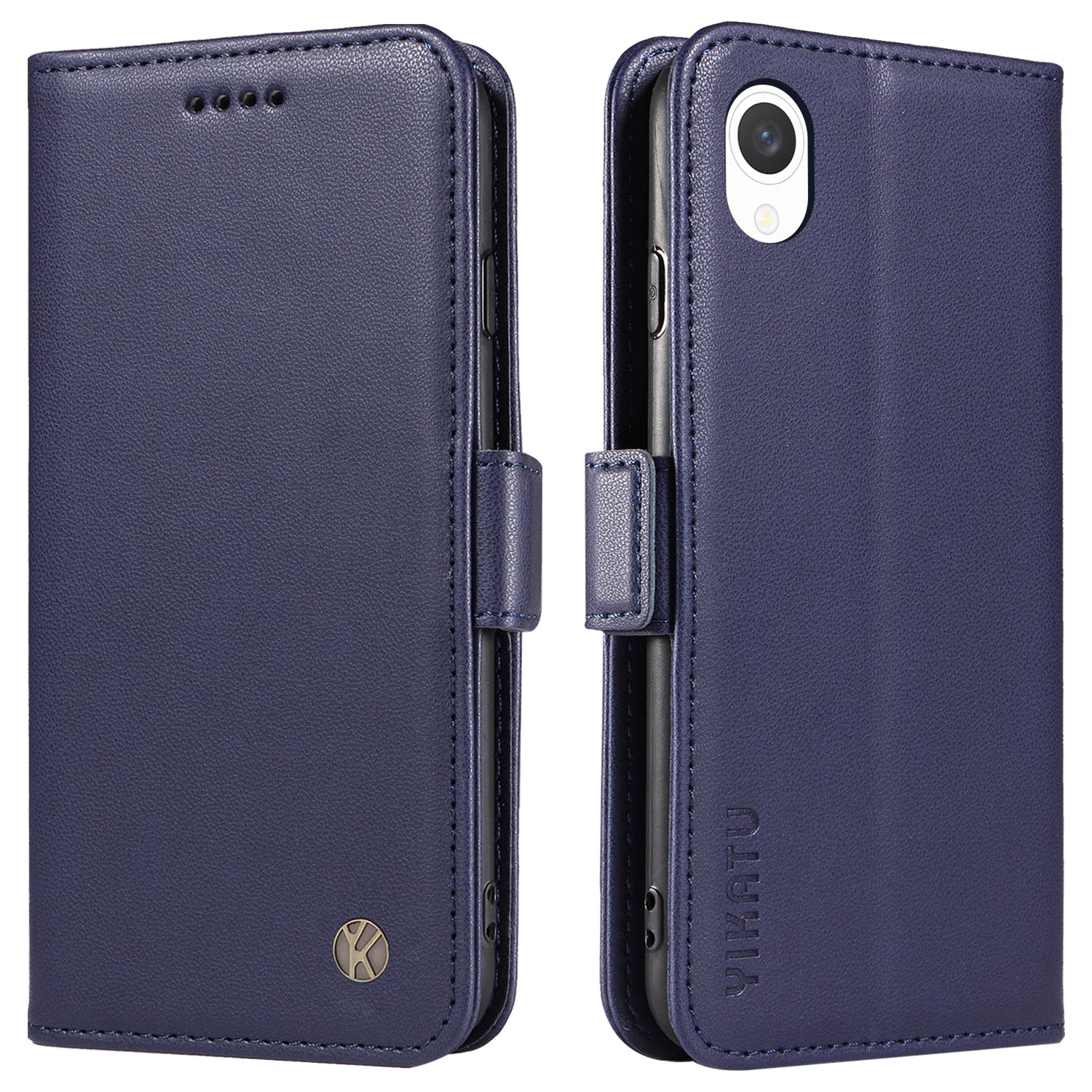 YIKATU YK-003 Magnetic Phone Shell for Samsung Galaxy A23e / A23s Wallet Leather Case Stand Anti-fall Cover