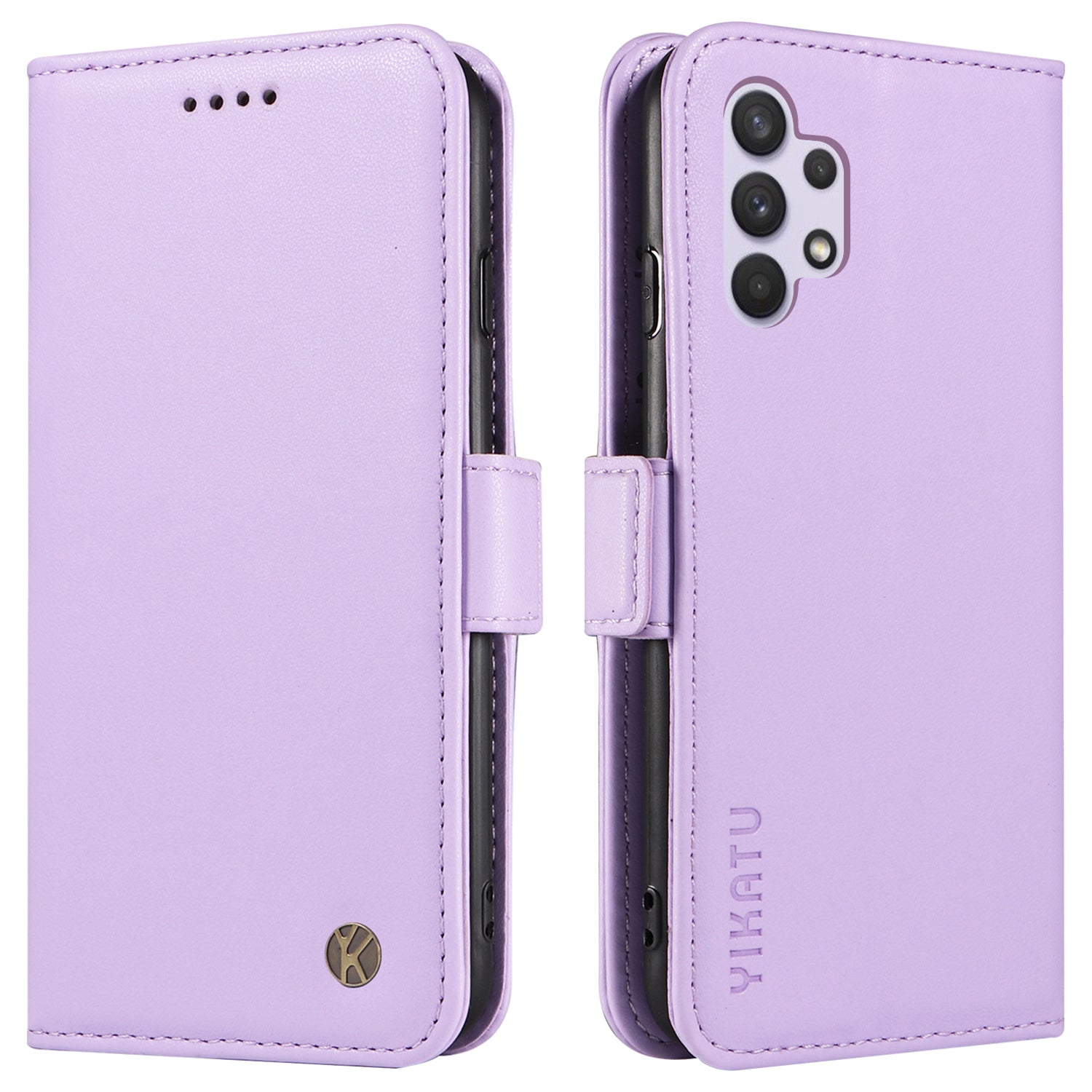 YIKATU YK-003 Leather Phone Shell for Samsung Galaxy A32 4G (EU Version) Wallet Case Stand Magnetic Cover
