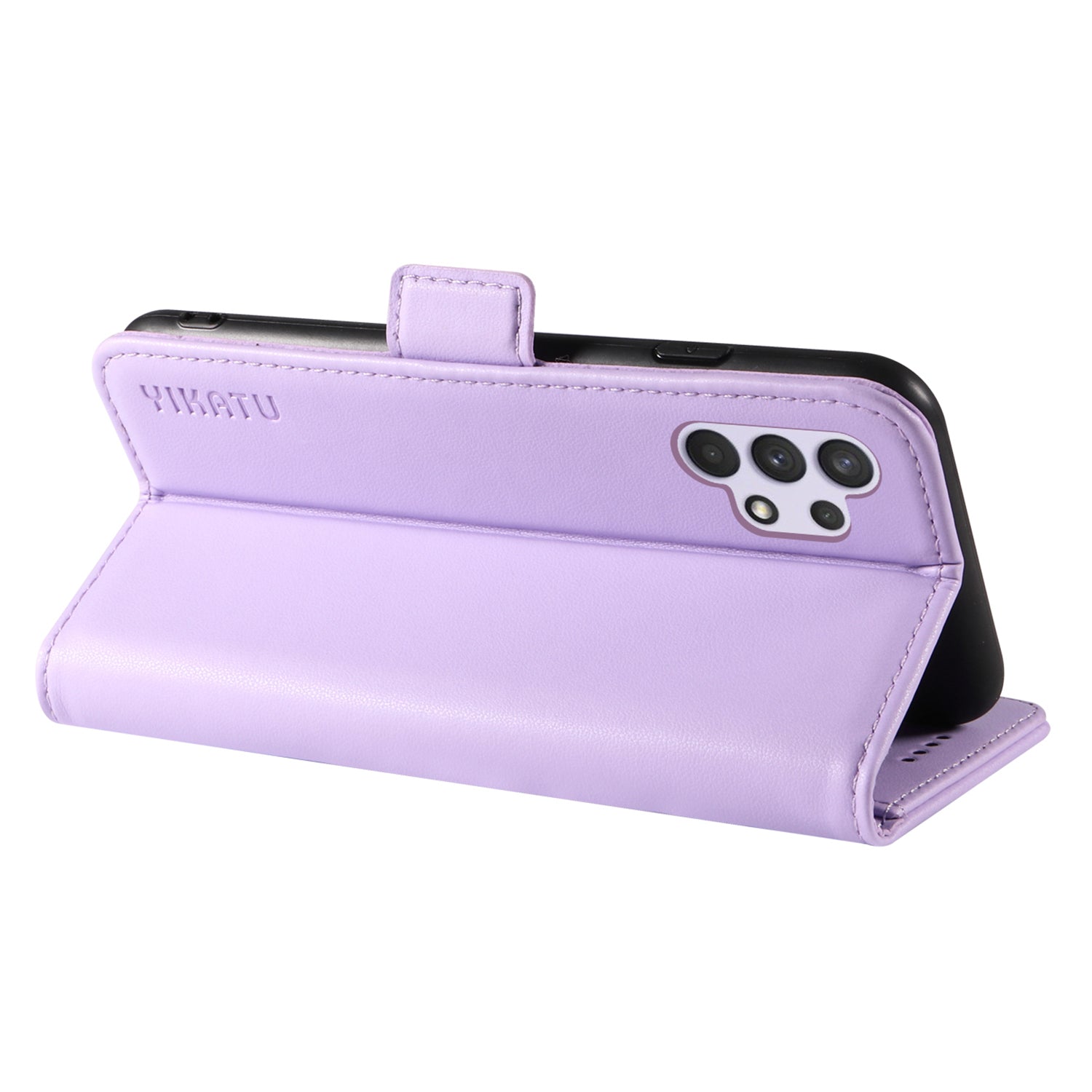 YIKATU YK-003 Leather Phone Shell for Samsung Galaxy A32 4G (EU Version) Wallet Case Stand Magnetic Cover